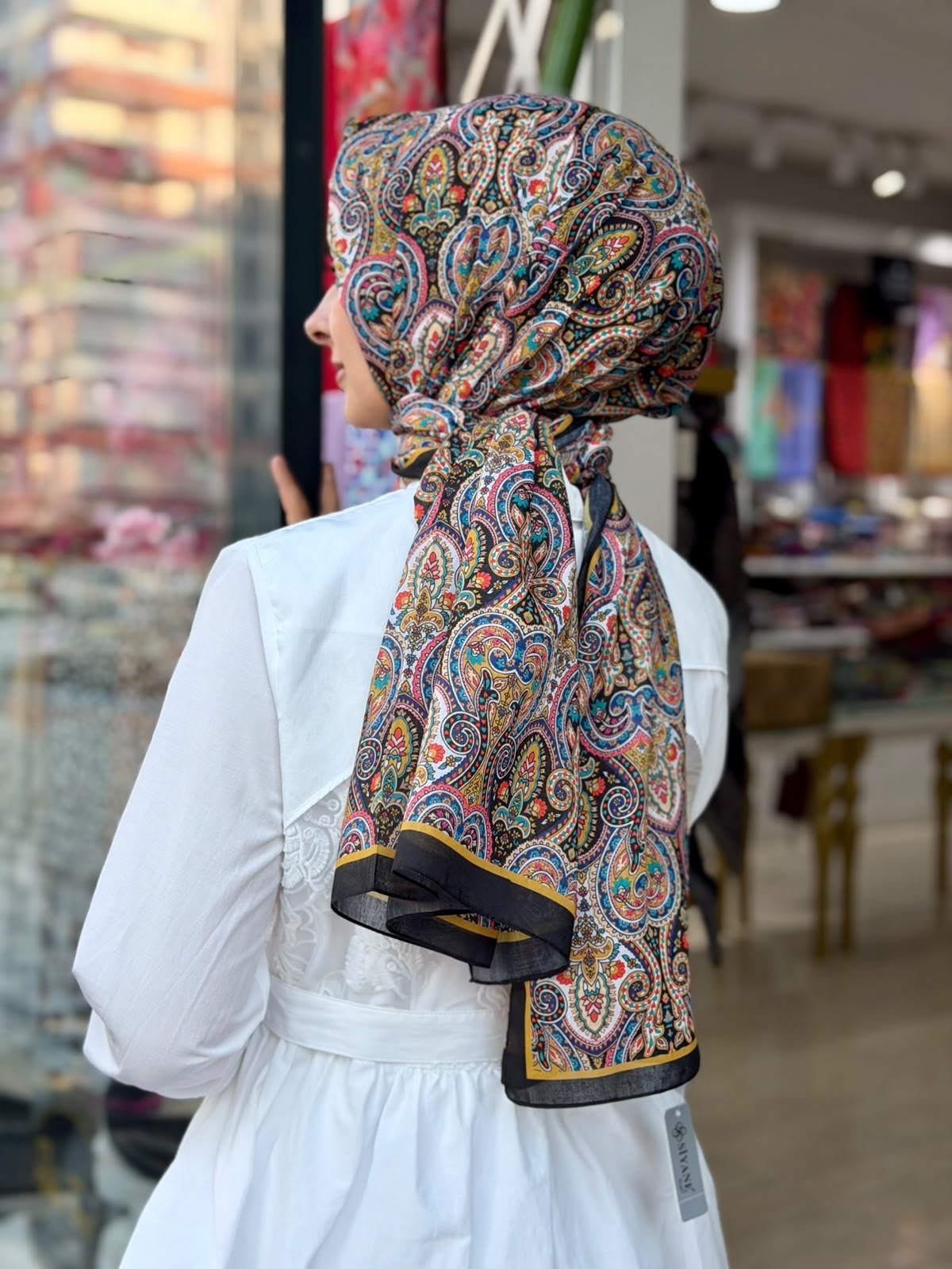 Siyane Natural Orantik Şal 12