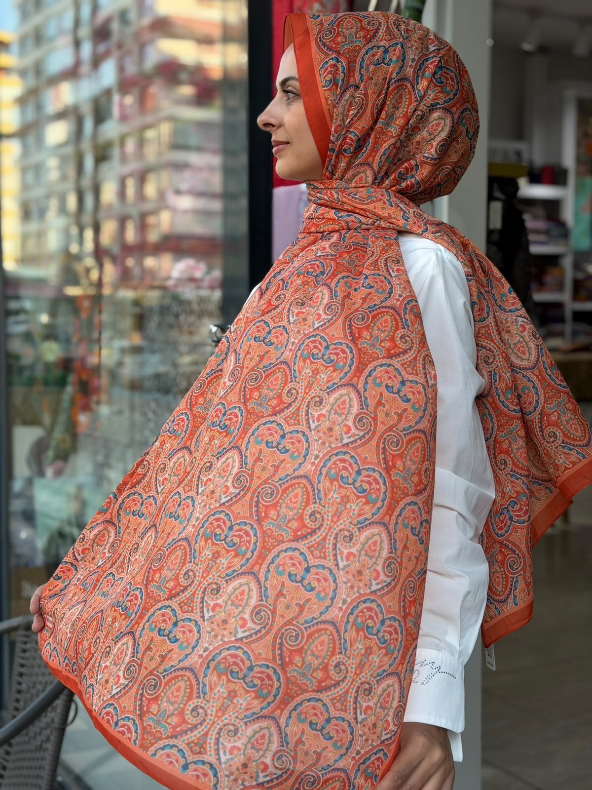 Siyane Natural Orantik Şal 14