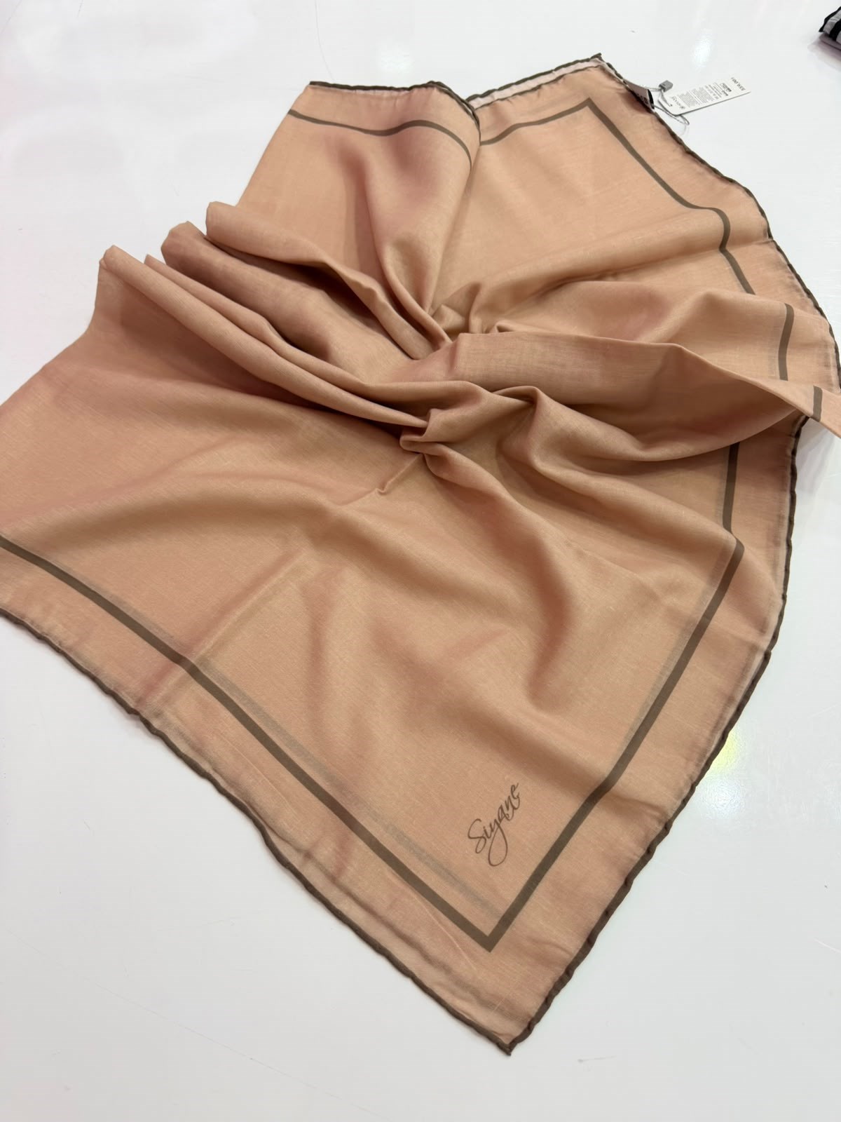 Siyane Natural Tek Renk Eşarp 13