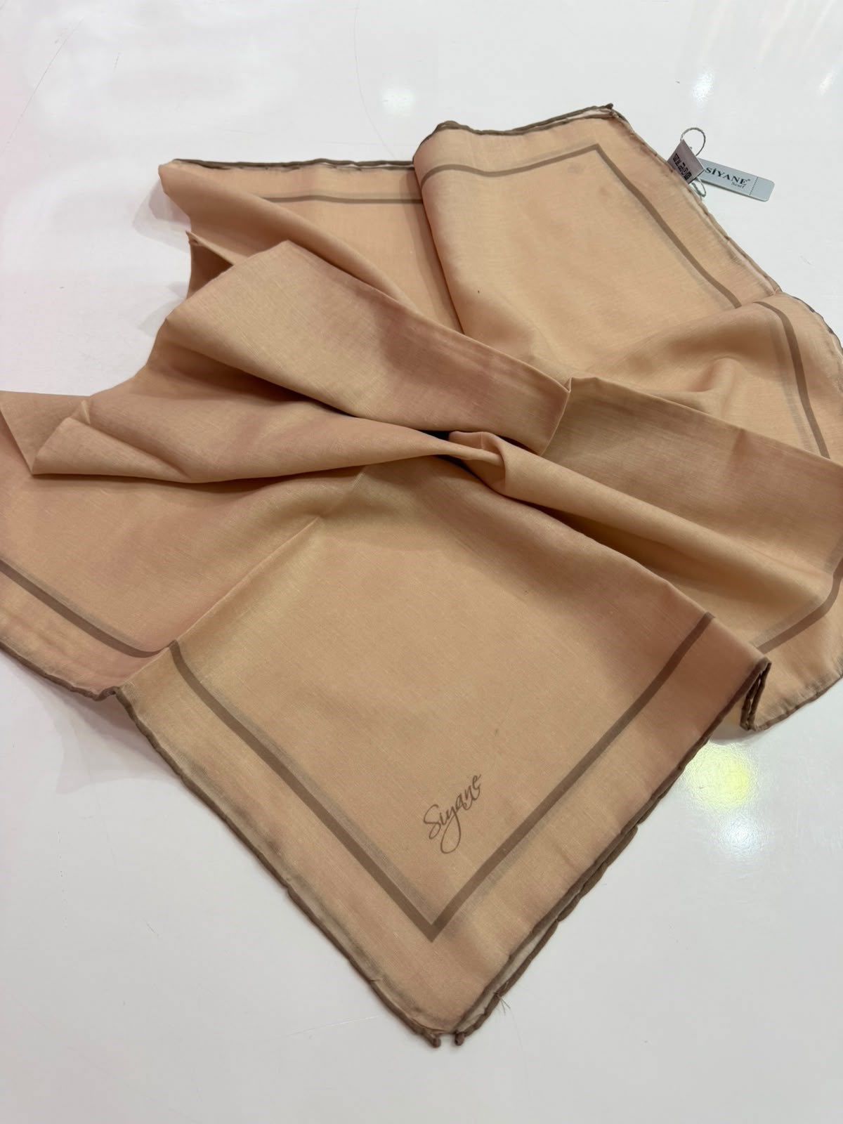 Siyane Natural Tek Renk Eşarp 15