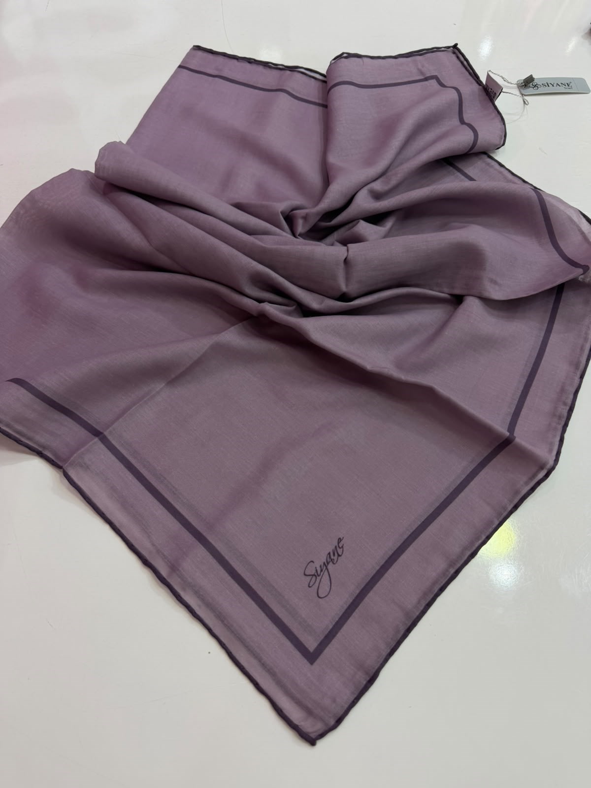 Siyane Natural Tek Renk Eşarp 20