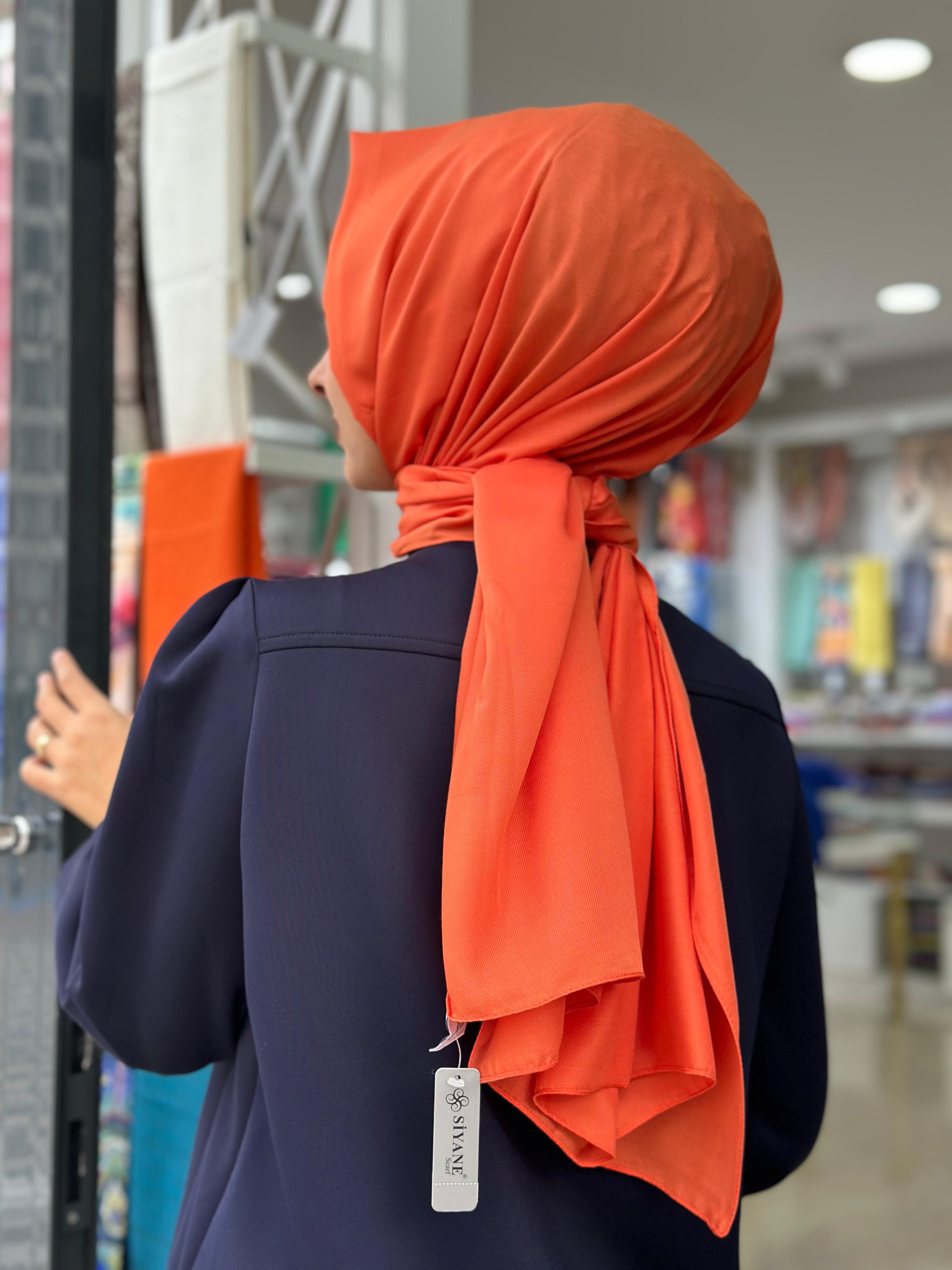 Tek Renk Şal (Turuncu)