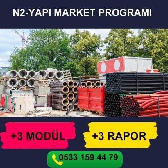 N2-YAPI MARKET PROGRAMI     PERAKENDE BARKODLU SATIŞ PROGRAMI     STOK YÖNETİMİ      PERSONEL MAAŞ MODÜLÜ     PERSONEL PİRİM MODÜLÜ     KASA  ÇIKIŞ-GİDER MODÜLÜ     FİŞ BAZLI SATIŞ RAPORU     ÜRÜN SATIŞ HIZ RAPORU     ŞÜPHELİ İŞLEMLER RAPORU