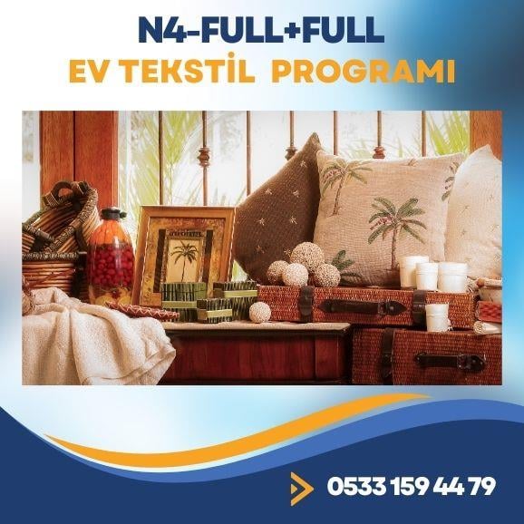 N4-EV TEKSTİL PROGRAMI FULL + FULL PAKET PERAKENDE & TOPTAN BARKODLU MUHASEBE VE SATIŞ SİSTEMLERİ İHTİYAÇ DUYABİLECEĞİNİZ  TÜM MODÜLLER VE TÜM RAPORLAMA SİSTEMLERİ İÇERİKLİDİR.