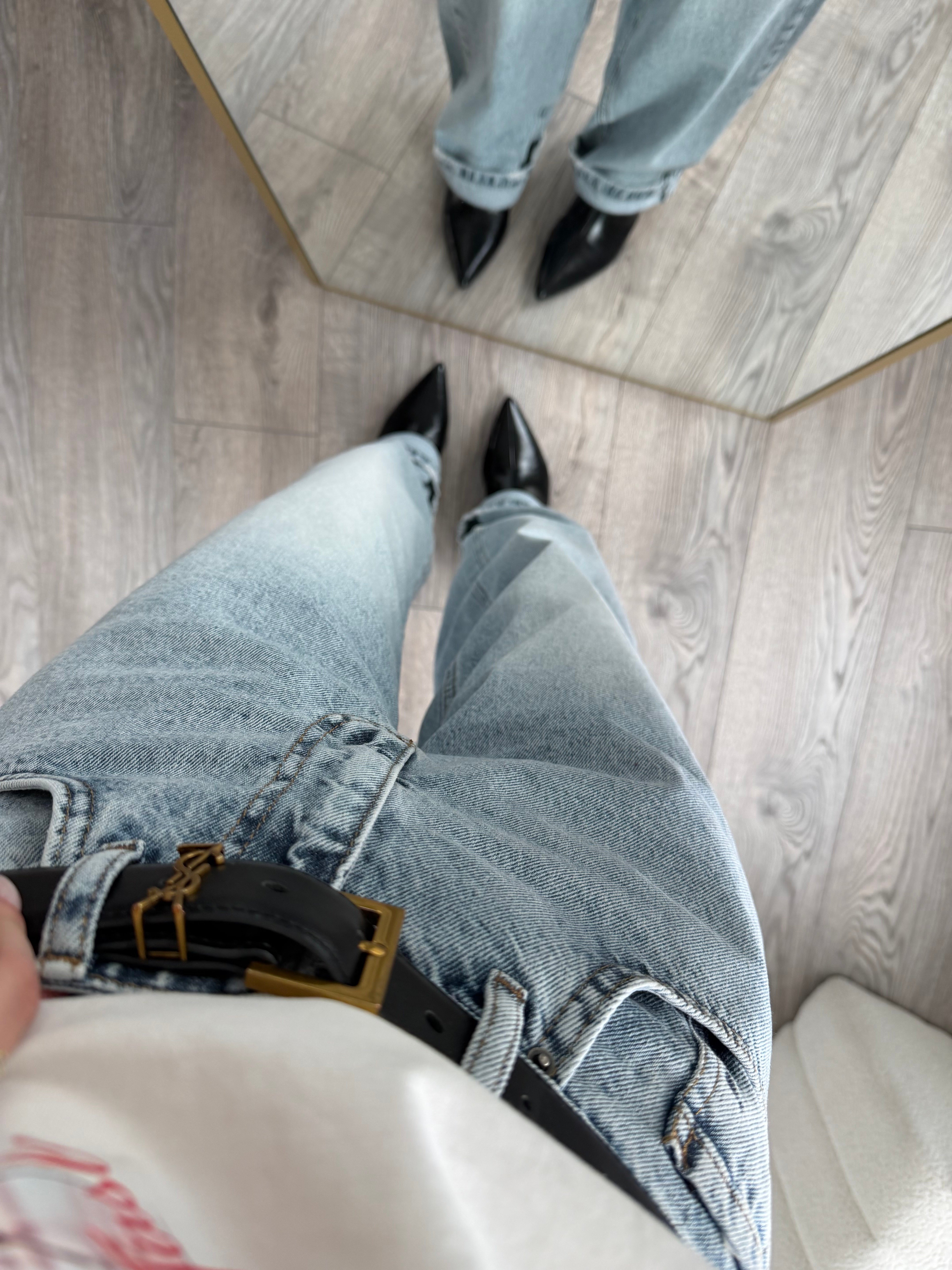 Açık Mavi Baggy Jean