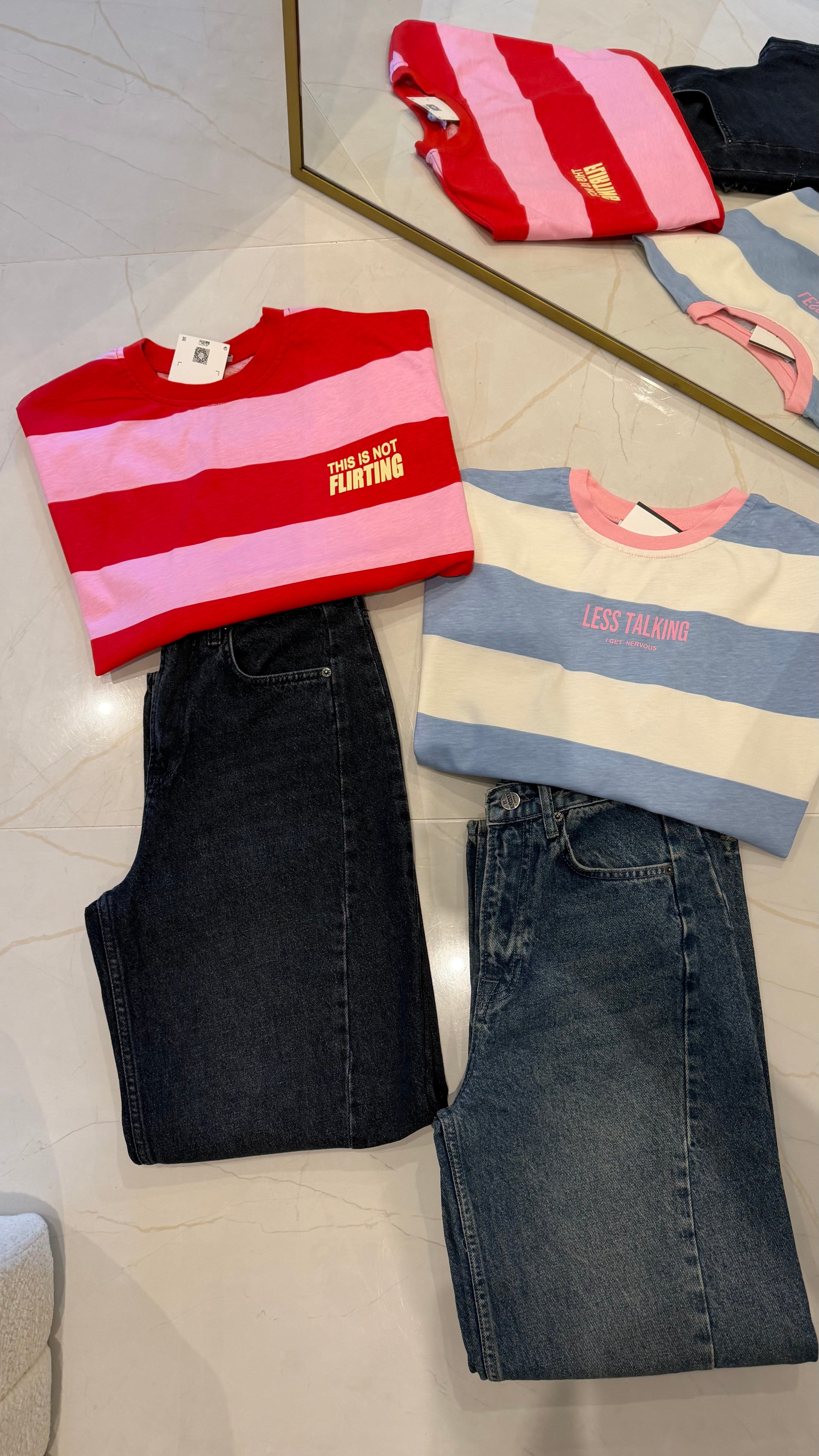 Barrel Fit Koyu Mavi Jean