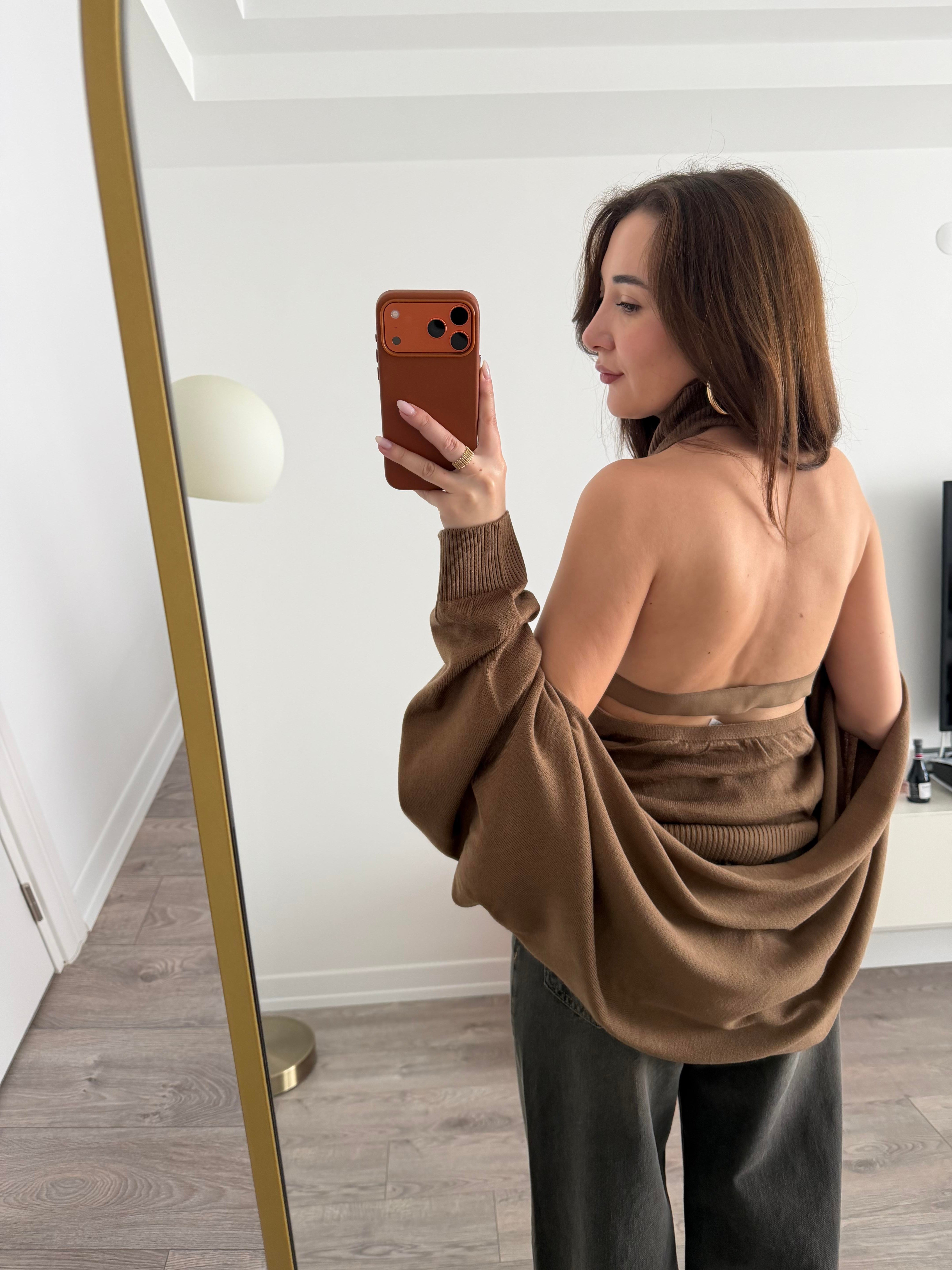 Camel Bolero İkili Triko Set