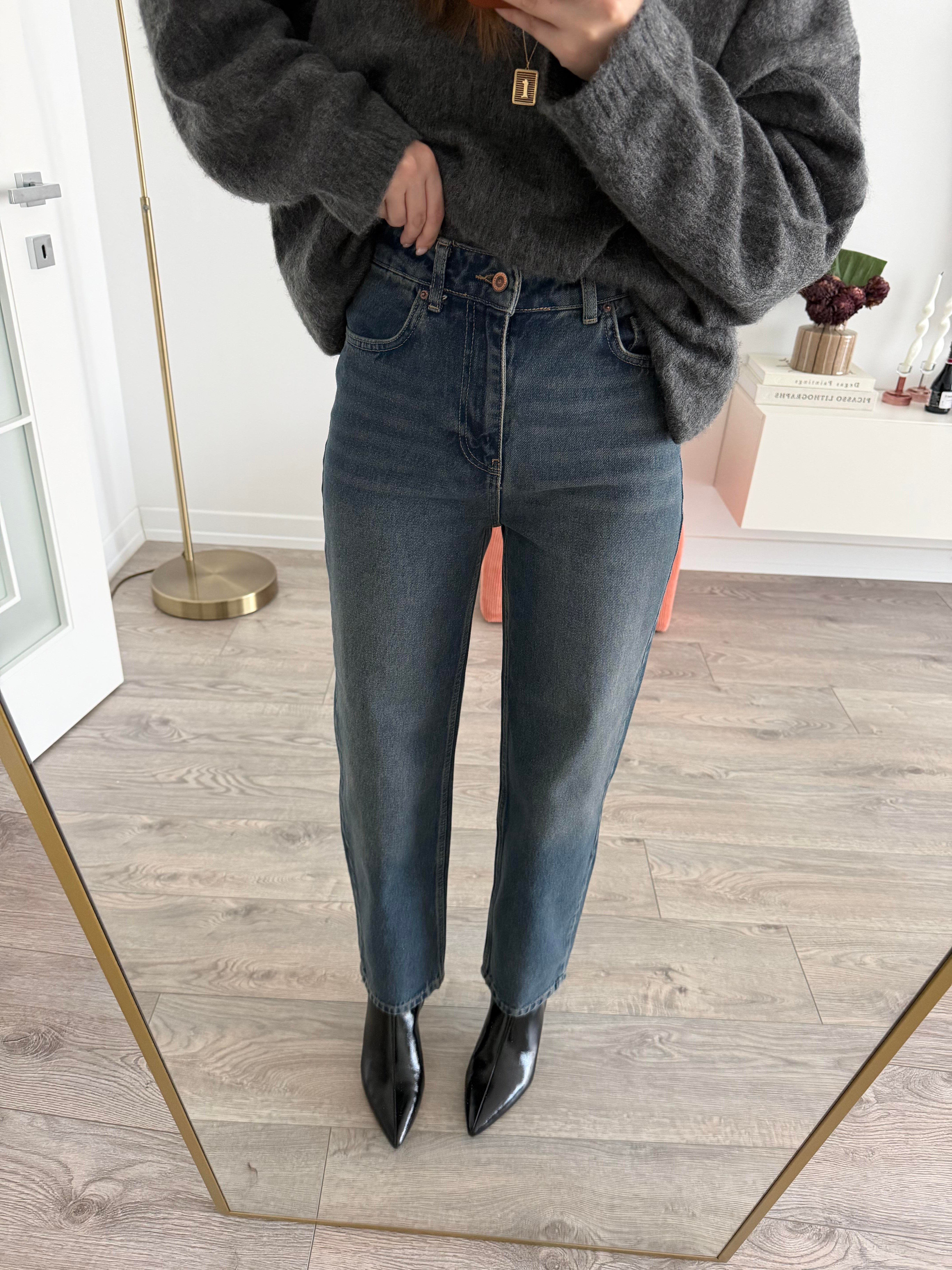 Dilvin Mavi Tint Mom Jean