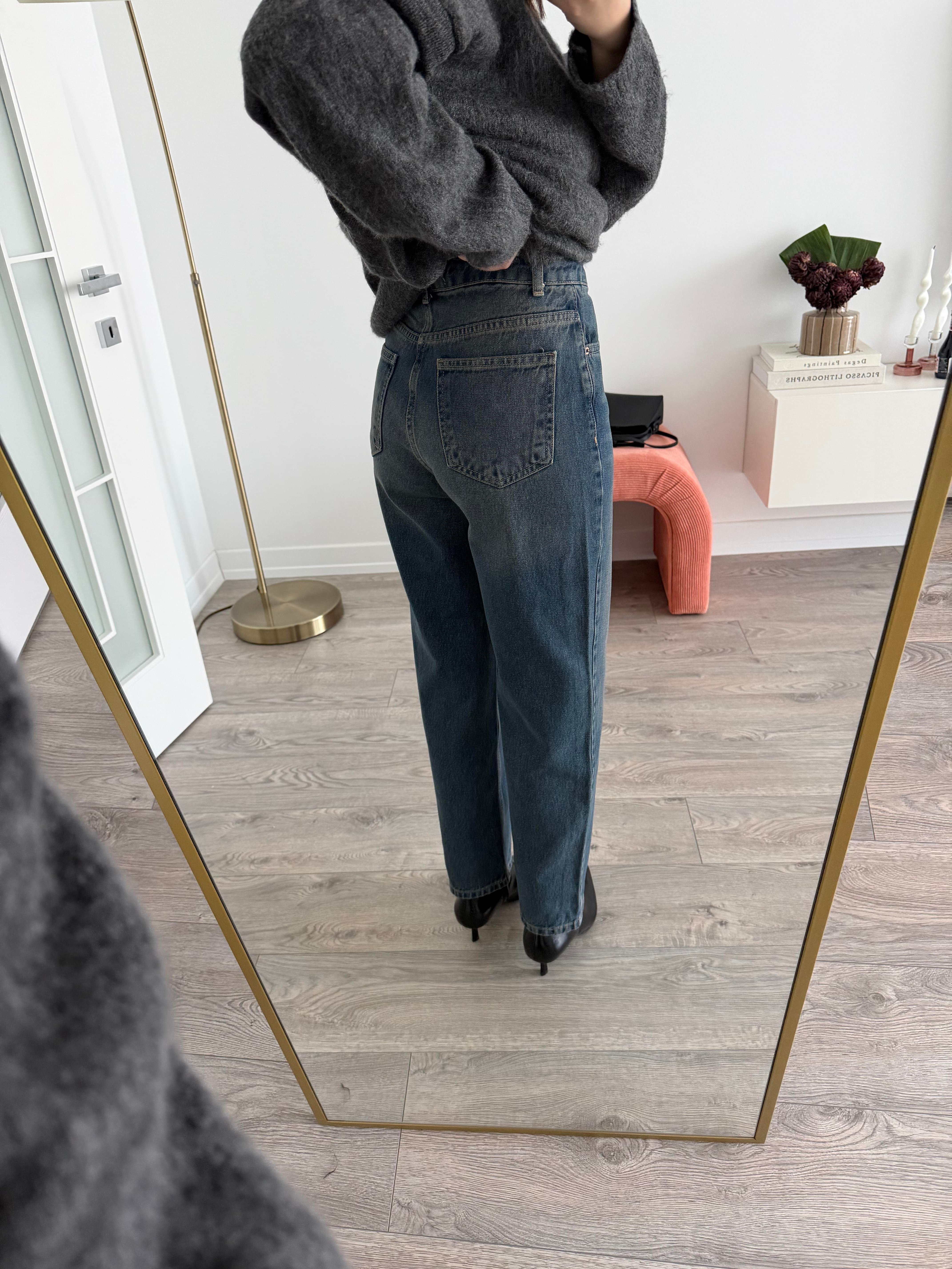 Dilvin Mavi Tint Mom Jean