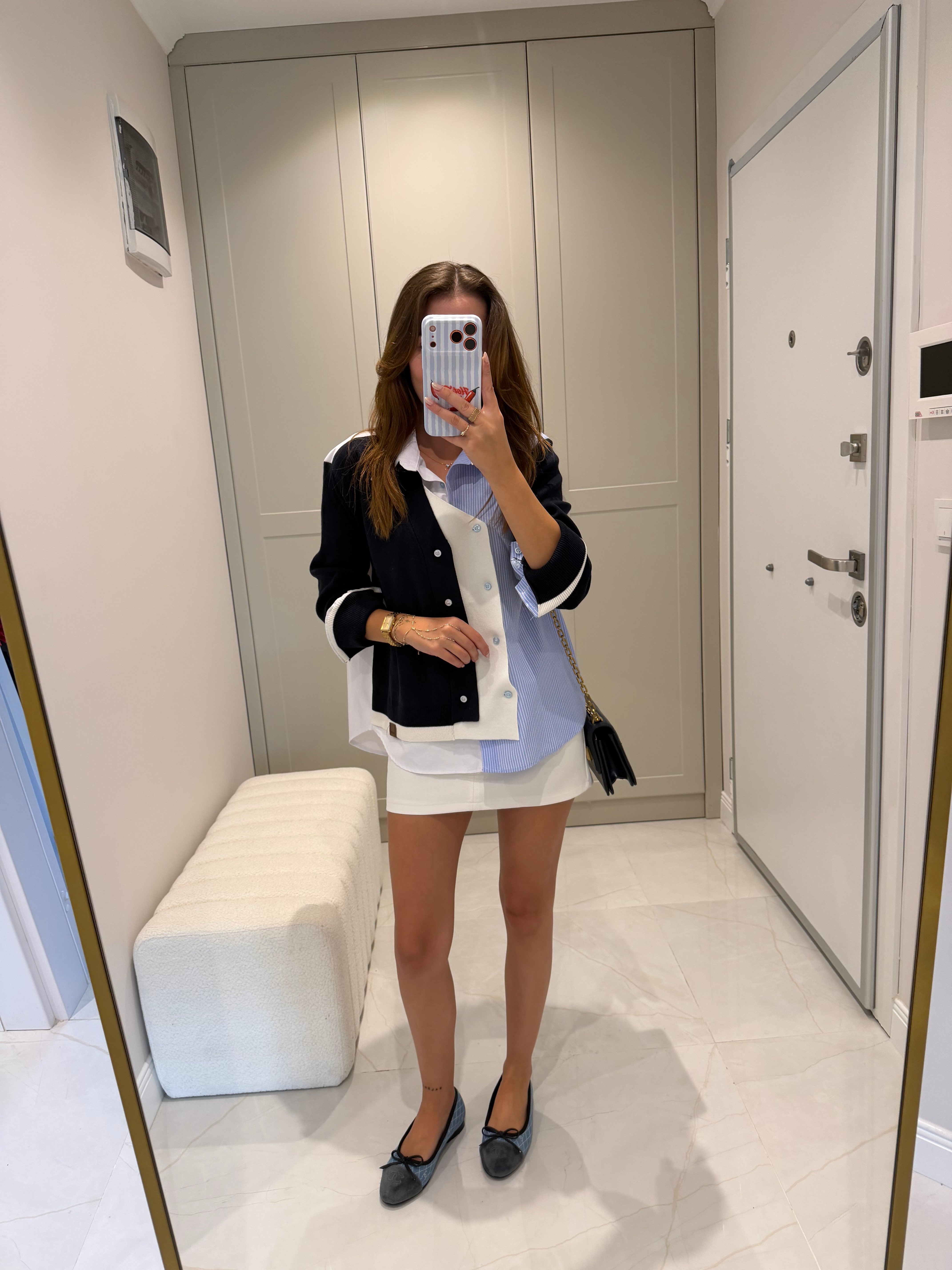Mark Model Laci Triko Mix Tasarım Gömlek