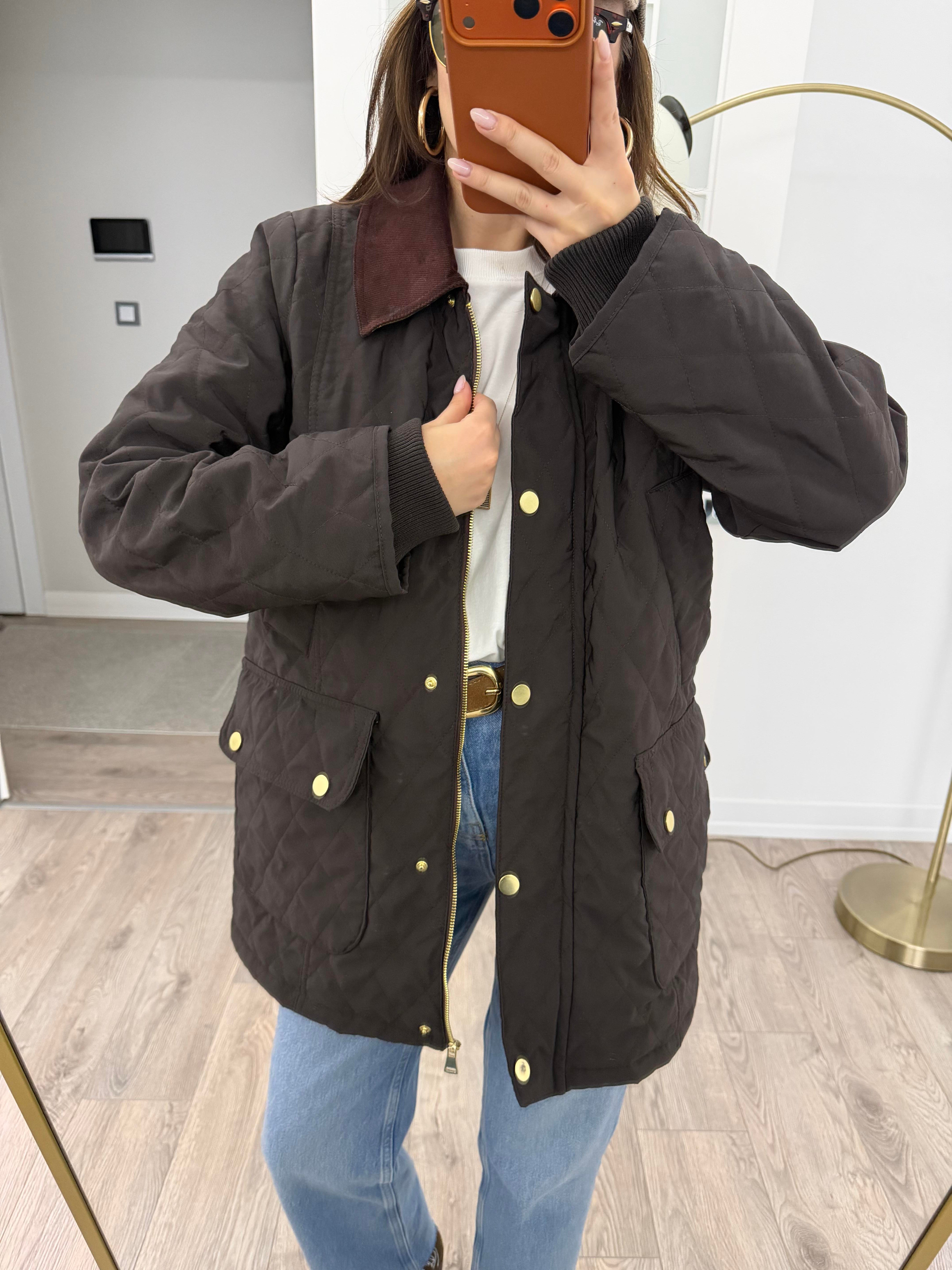 Marka Model Kahve Premium Kapitone Mont