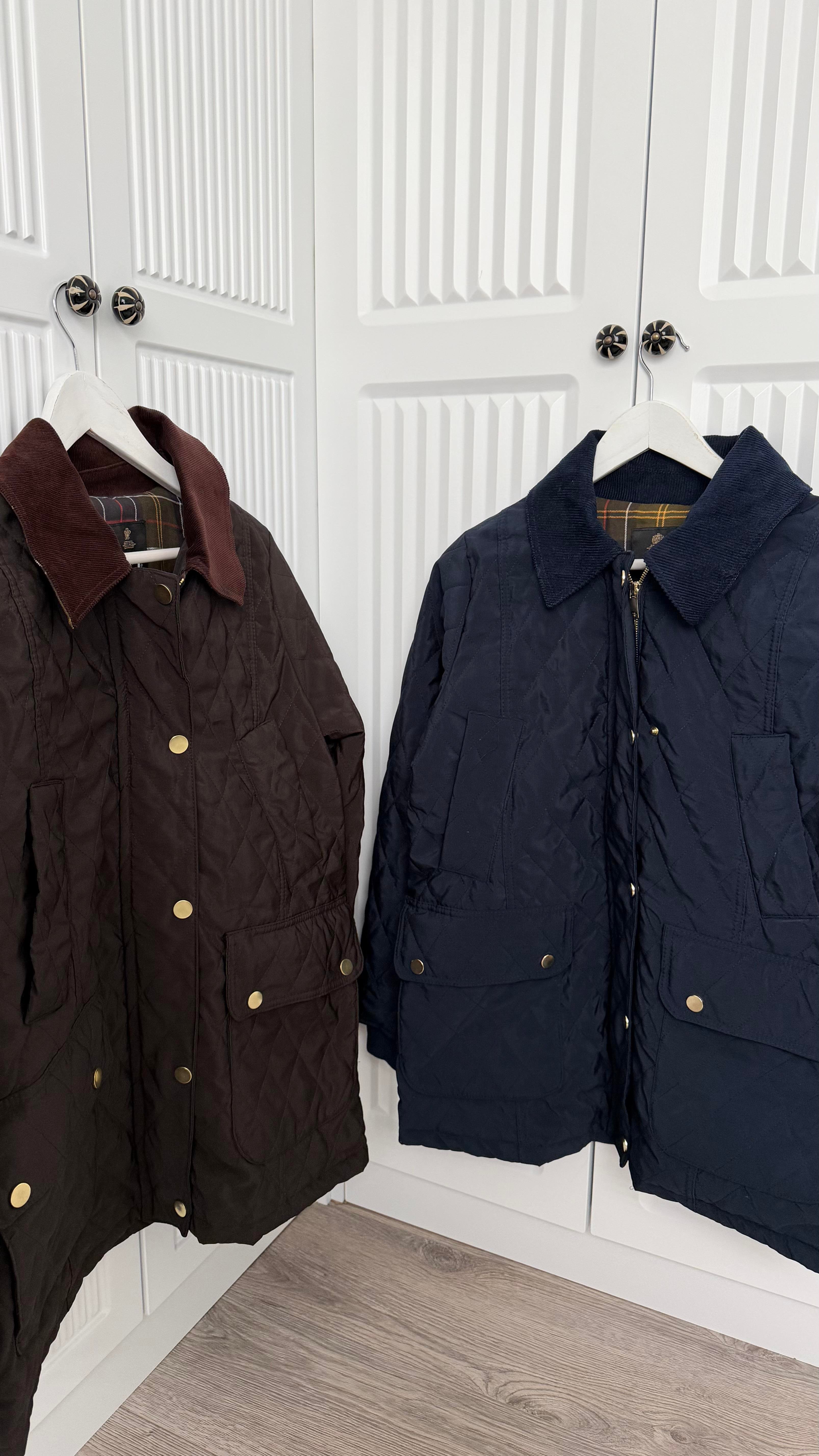 Marka Model Lacivert Premium Kapitone Mont