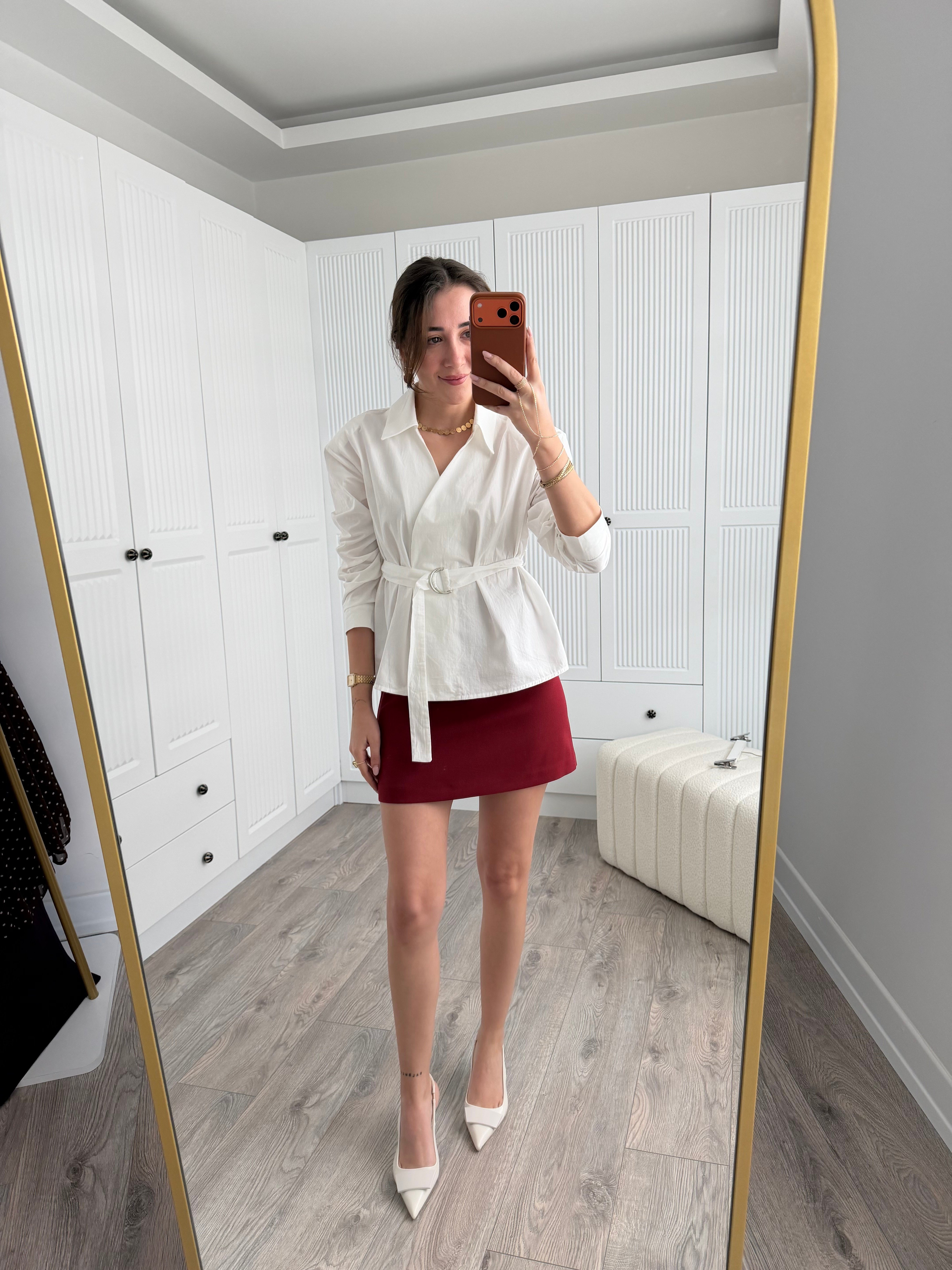 Massmo Kırmızı Etek