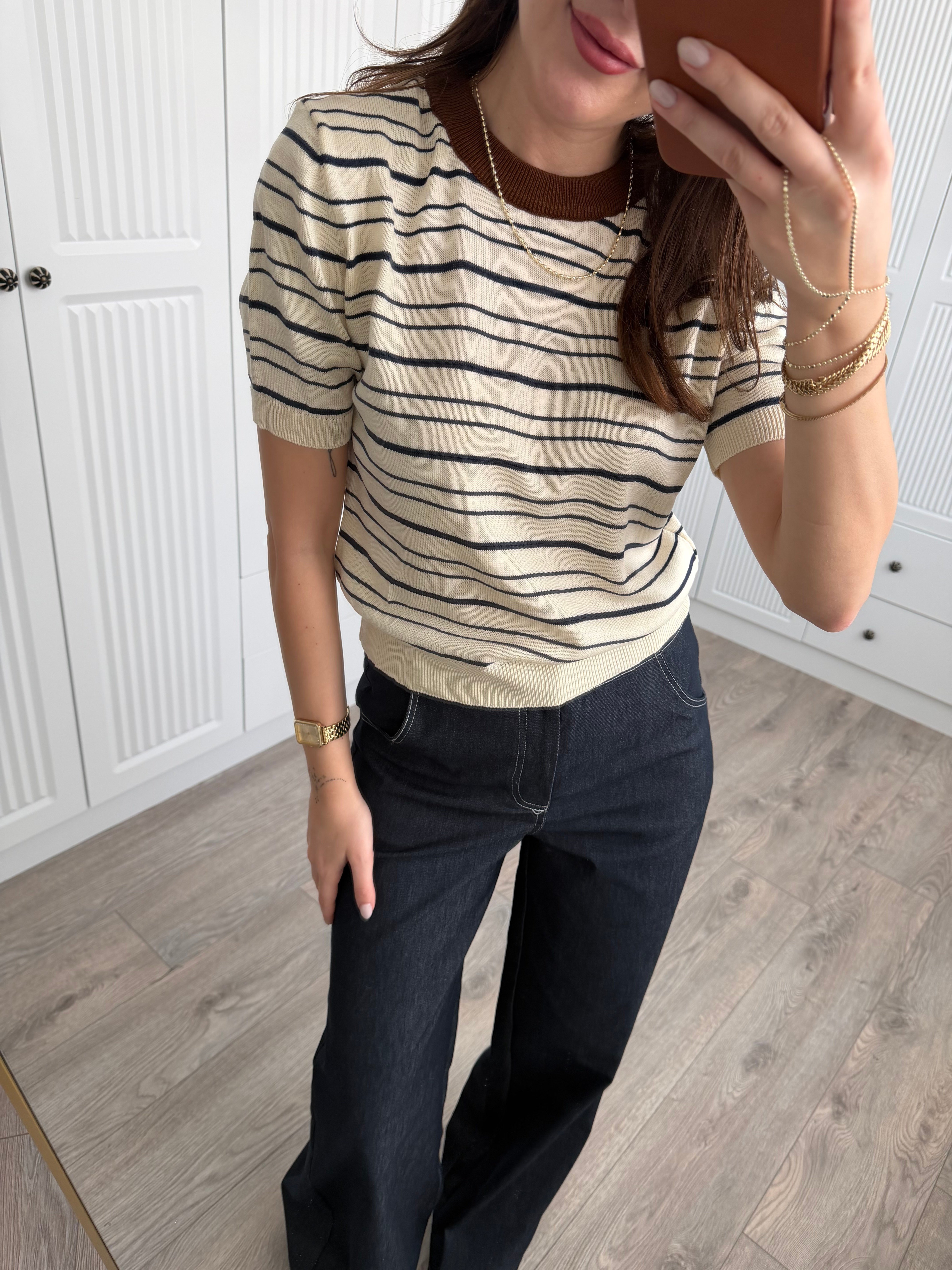 Massmo Model Çizgili Triko 