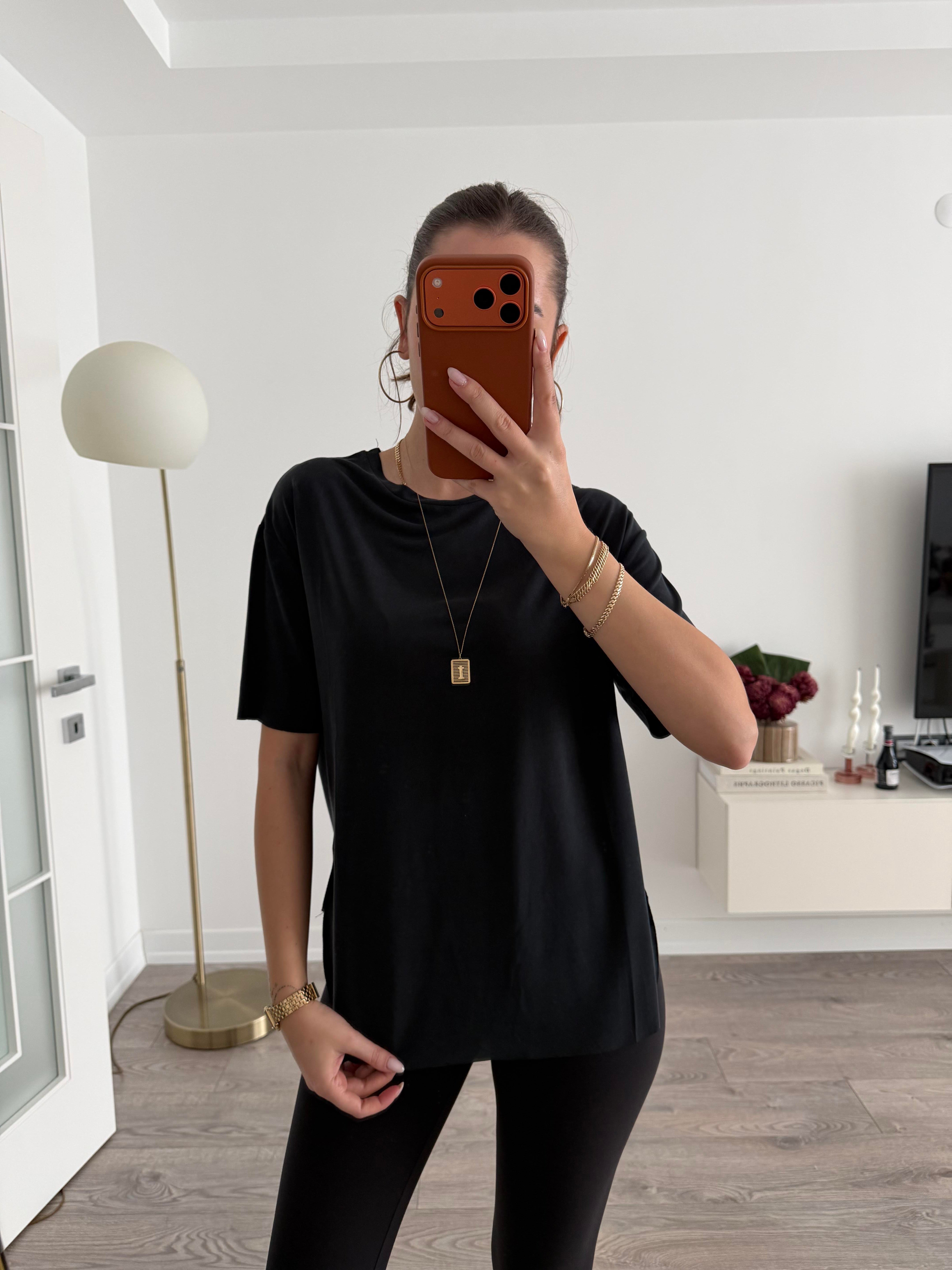 Oysh Antrasit Modal Tişört 