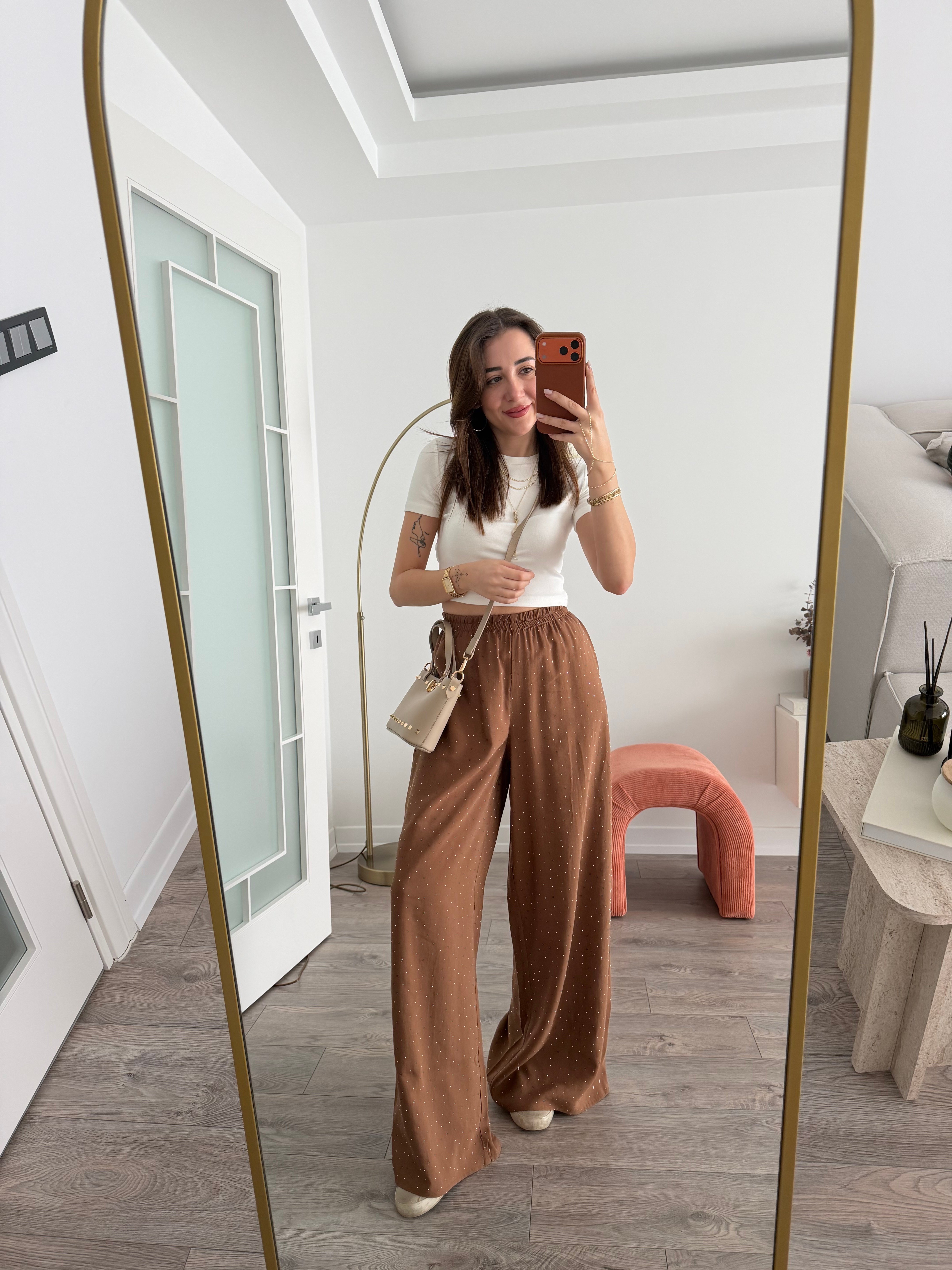 Premium Taşlı Lastikli Pantolon 