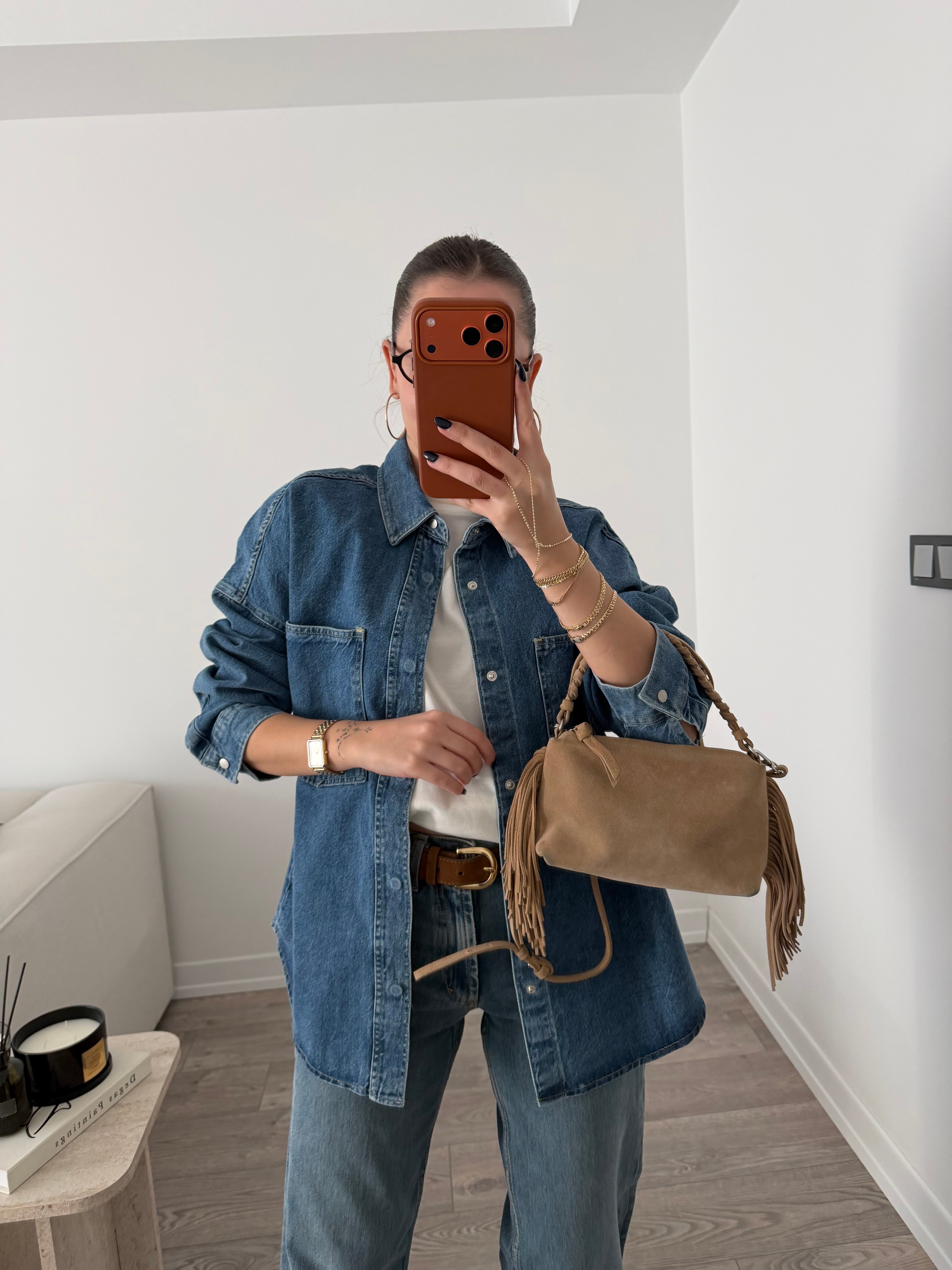 ZR Denim Cepli Gömlek Ceket