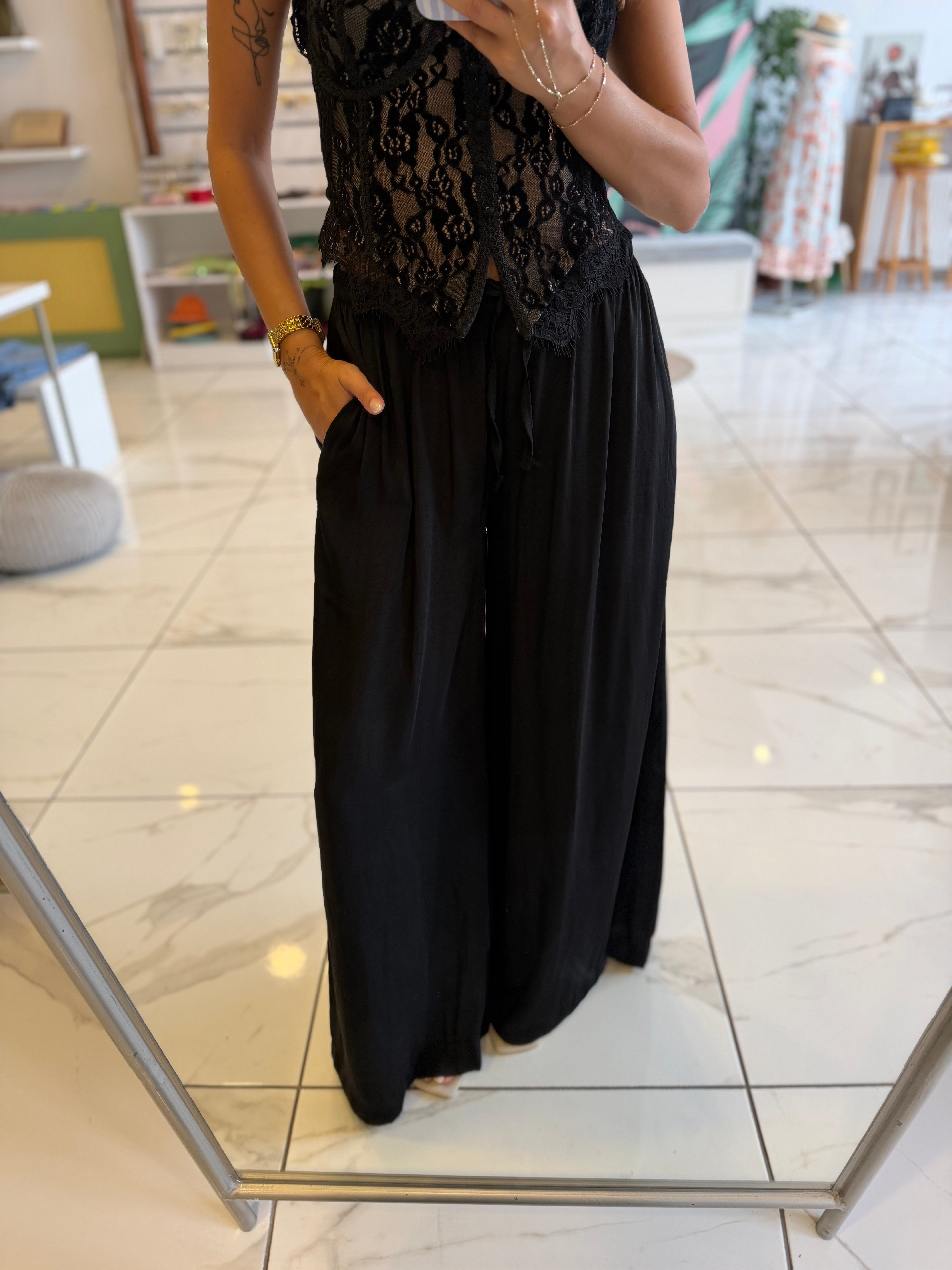 ZR Model Siyah Katil Pantolon 