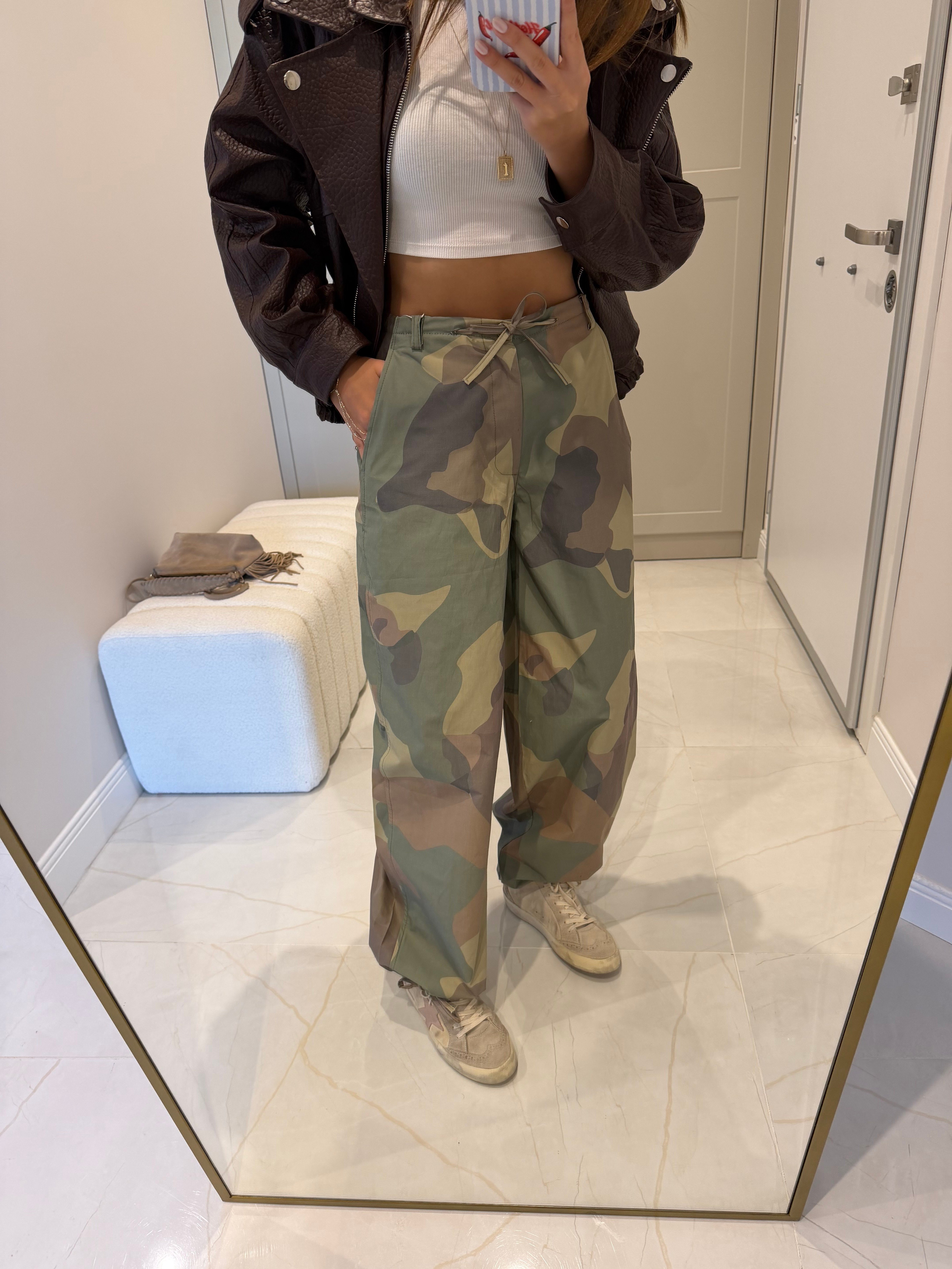 ZR Model Viral Kamuflaj Pantolon