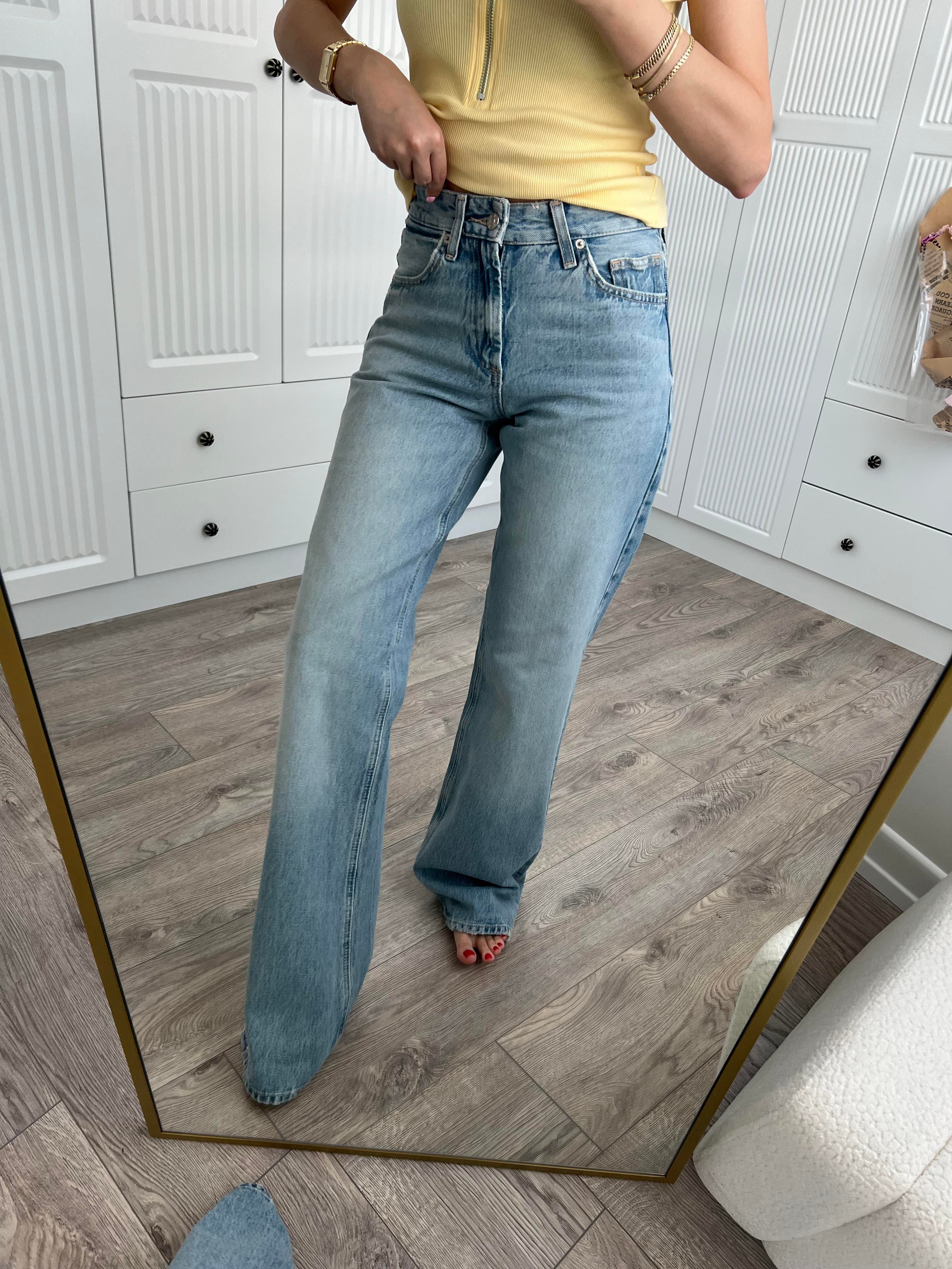 ZR Orj Buz Mavi Straight Jean