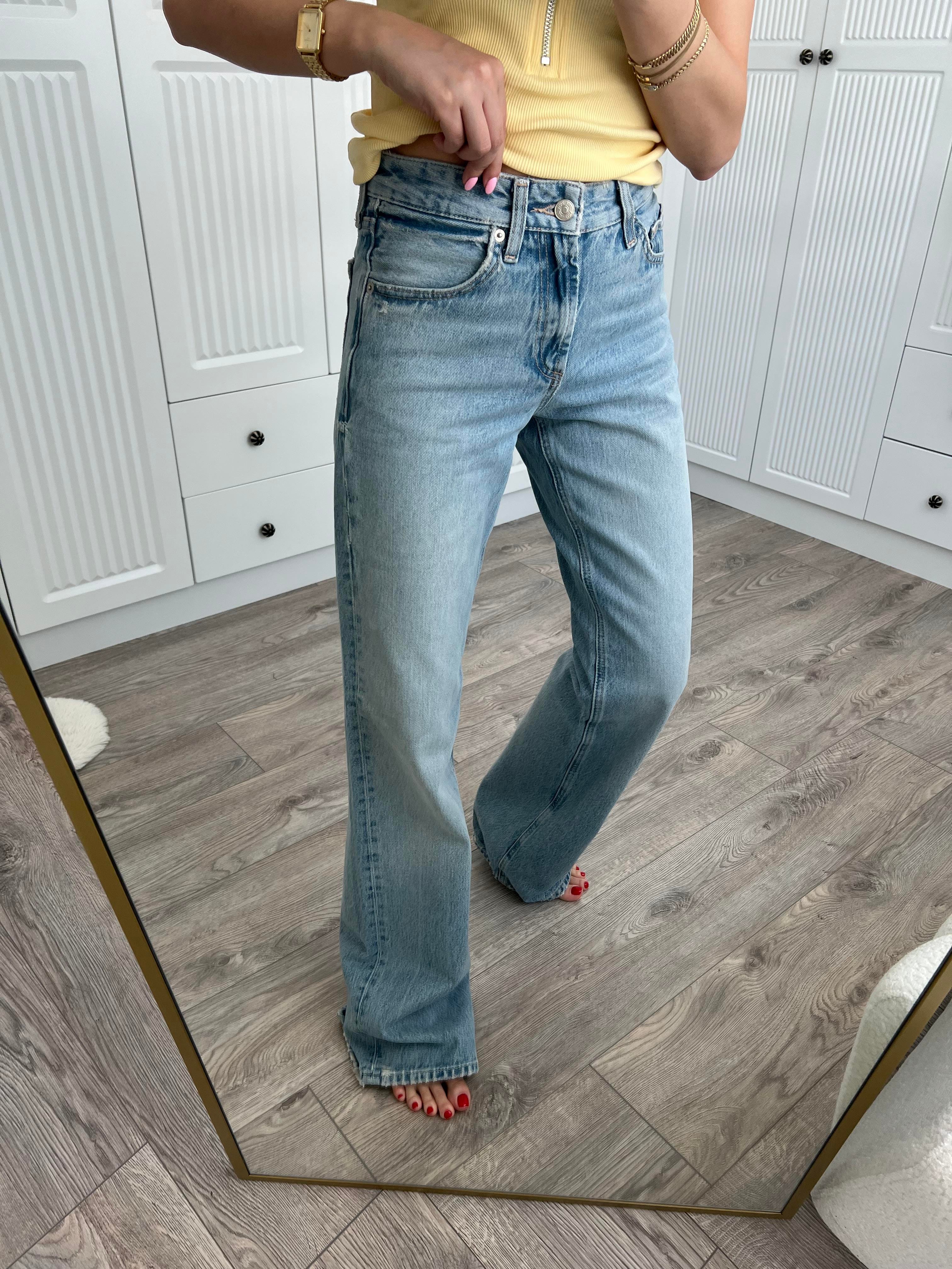 ZR Orj Buz Mavi Straight Jean