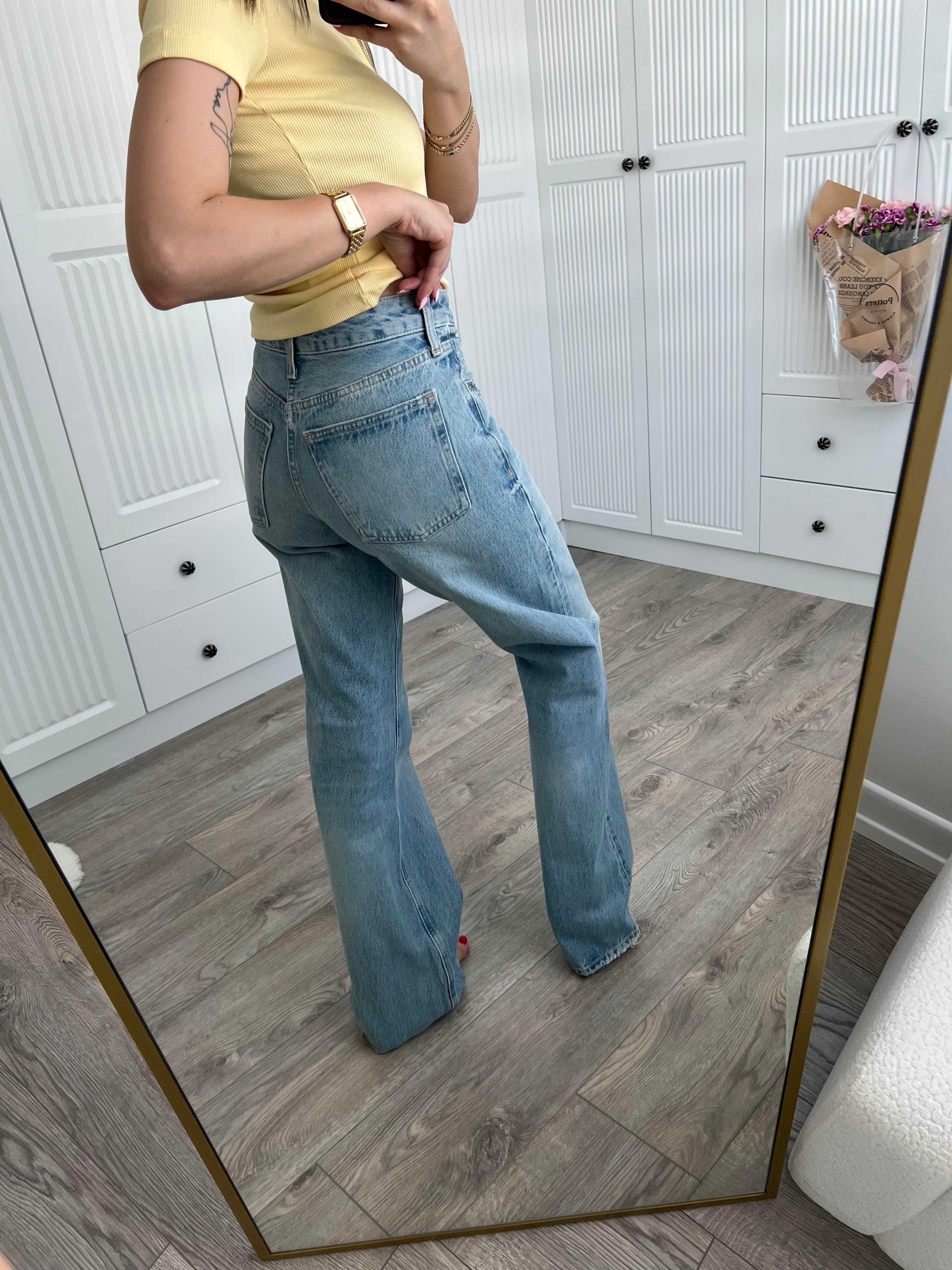 ZR Orj Buz Mavi Straight Jean