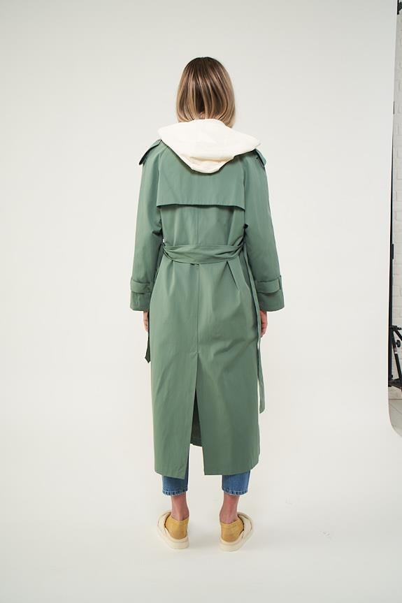 Lined Trenchcoat  Green
