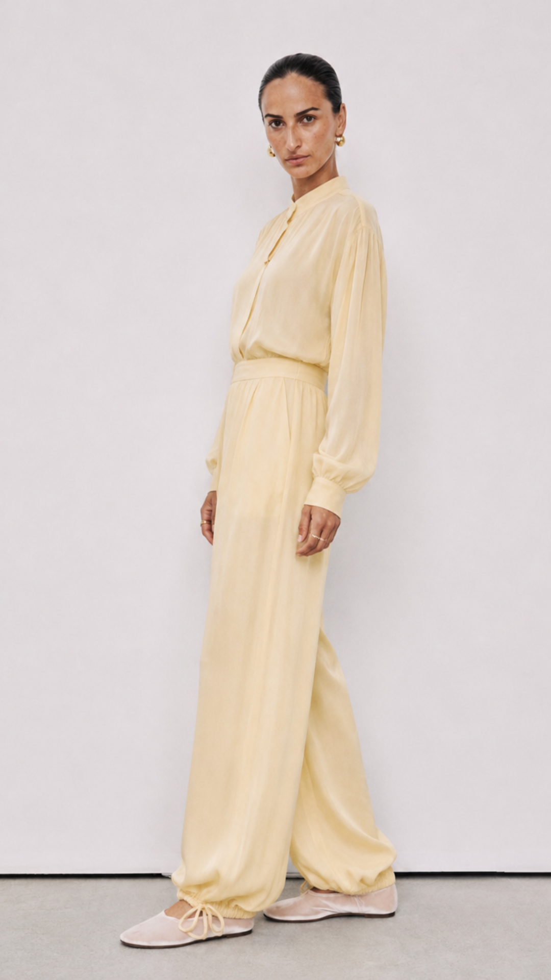 COAST | Fularlı Gömlek Pantolon Takım Butter Yellow