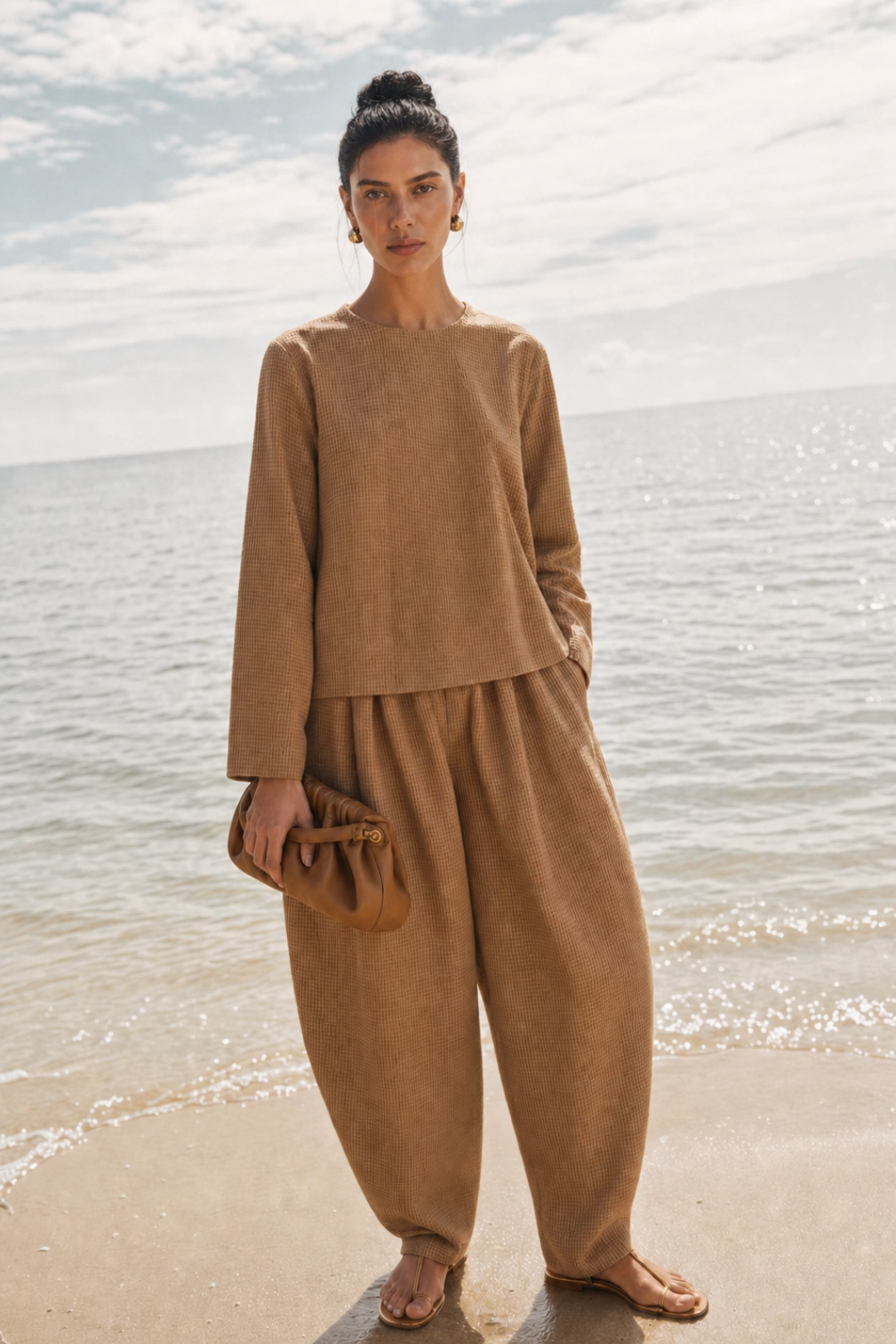 COVE | Barrel Pantolon Camel