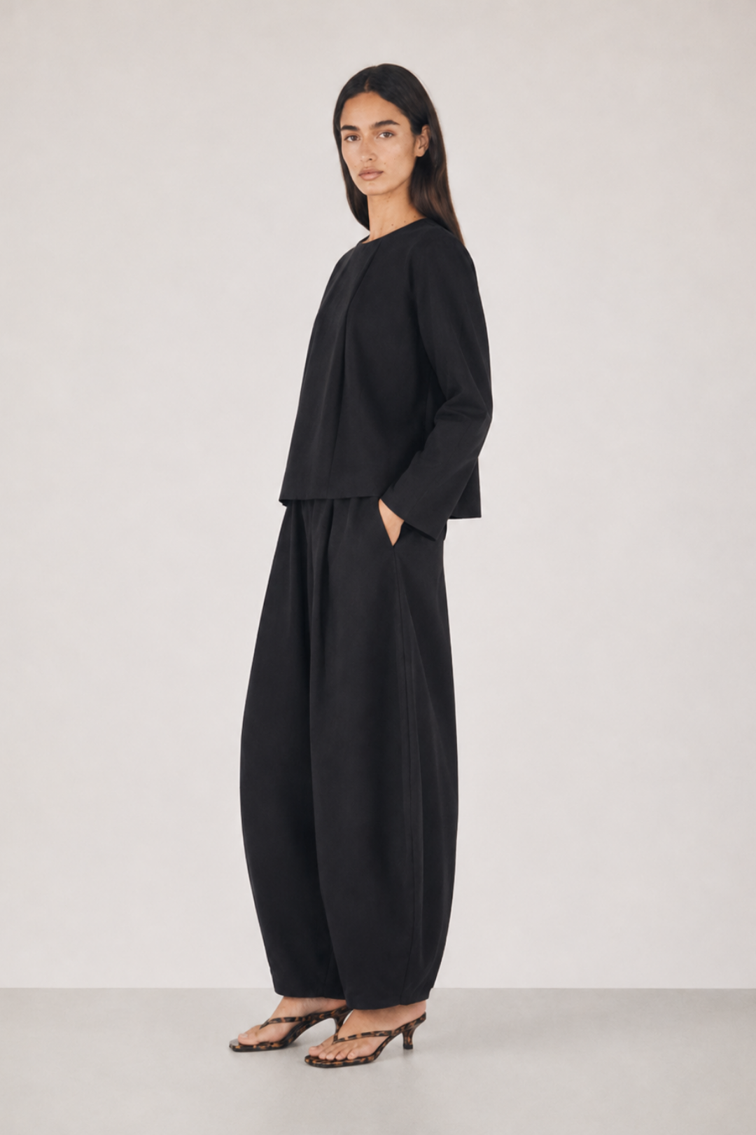 COVE | Barrel Pantolon Siyah
