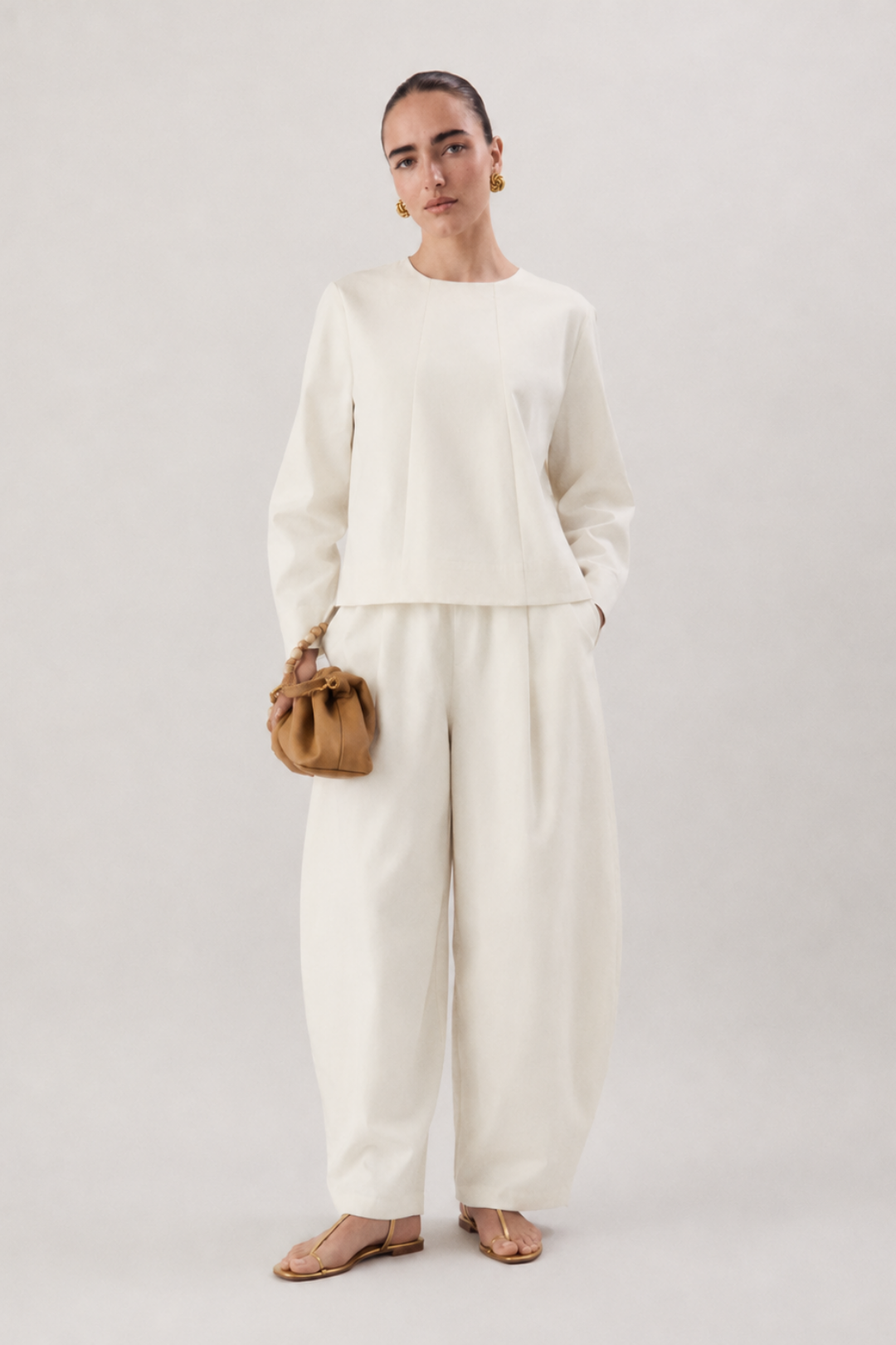 DUNE | Modern Form Bluz Ekru