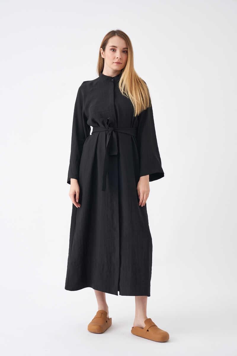 Ferace Model Elbise Siyah
