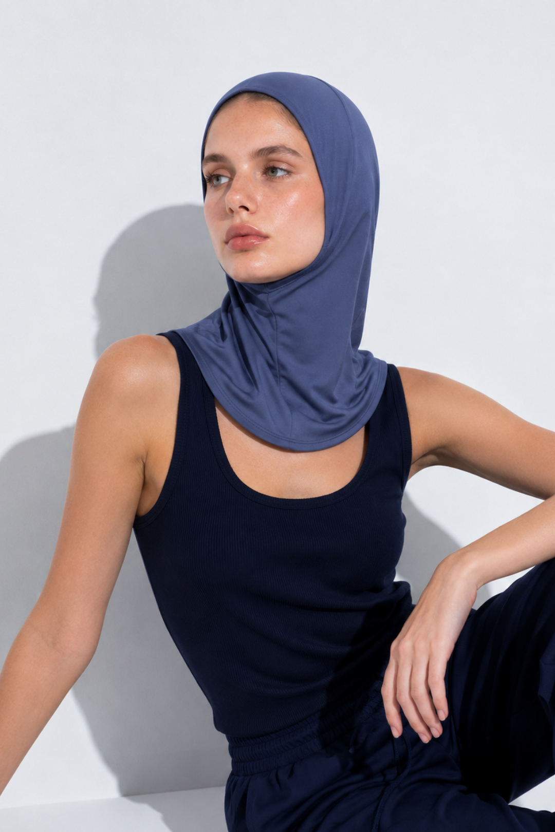 Hijab Deniz Bonesi İndigo
