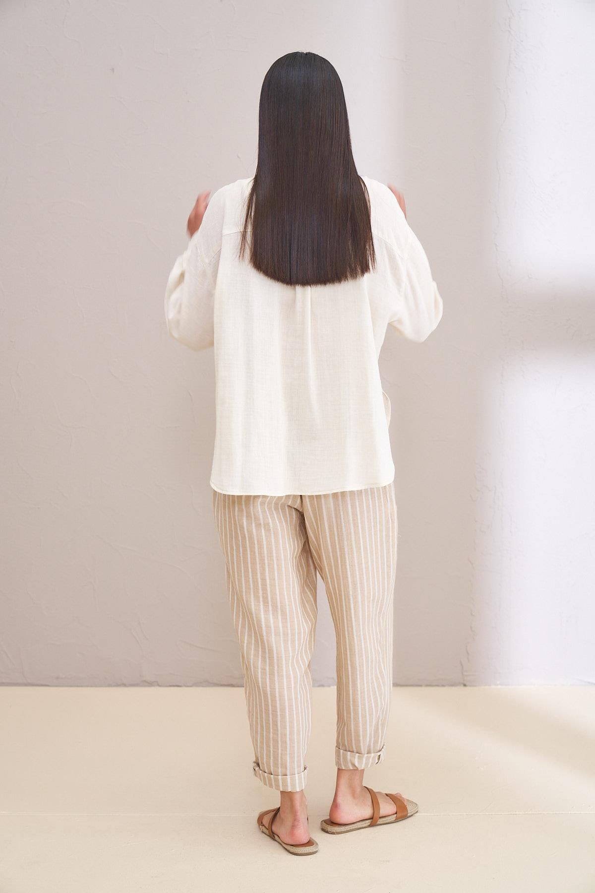LUCİNE BEJ PANTOLON 4122