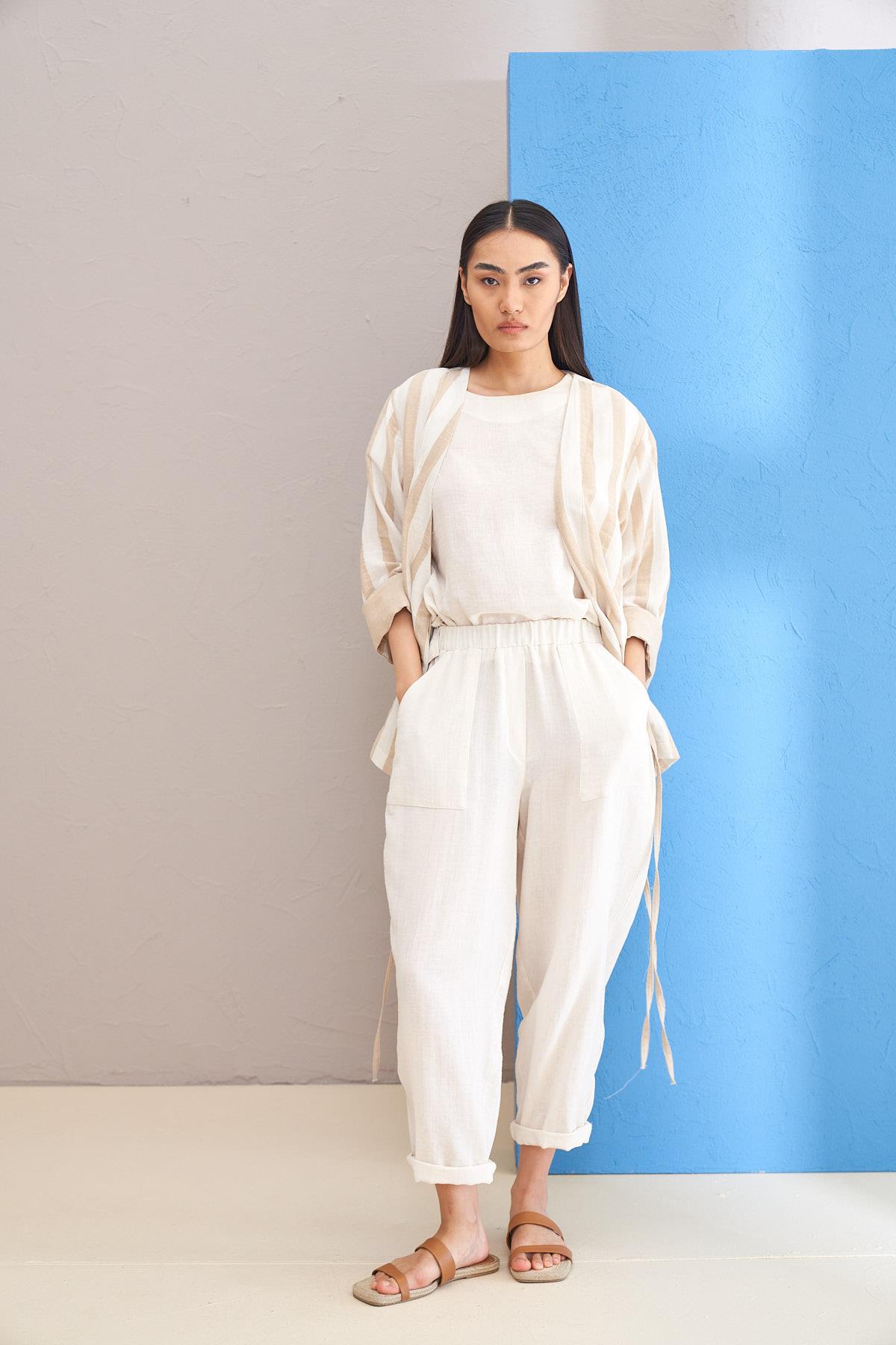 MARE EKRU PANTOLON 4123