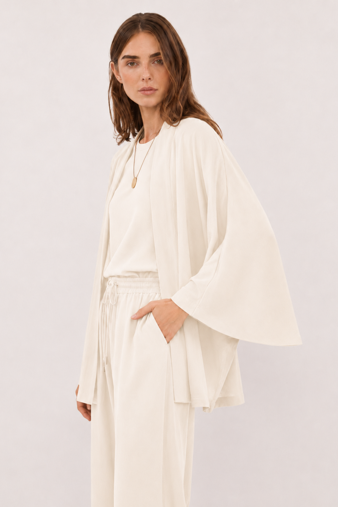 MİRA | Modal Kimono Ekru