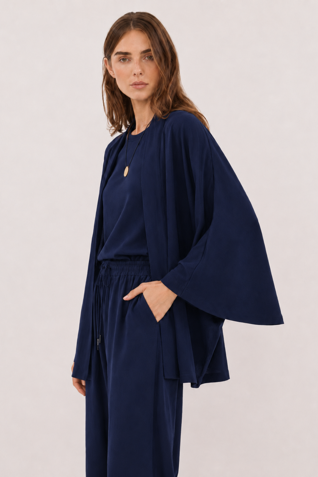 MİRA | Modal Kimono Lacivert