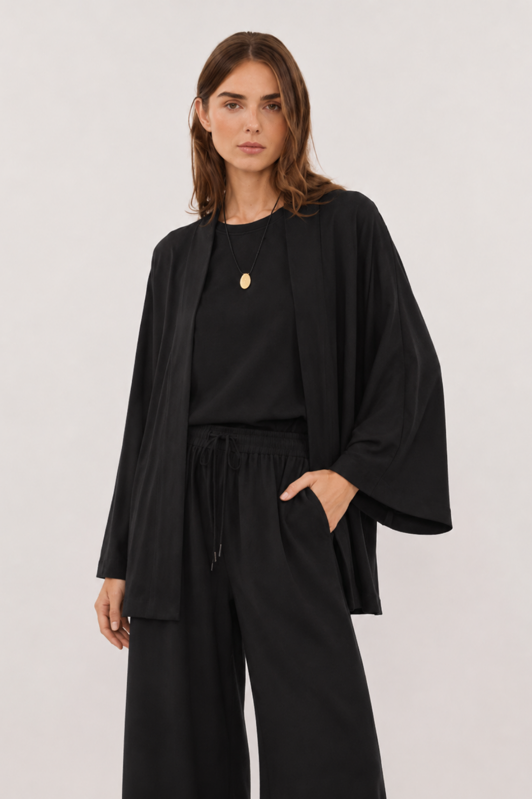 MİRA | Modal Kimono Siyah