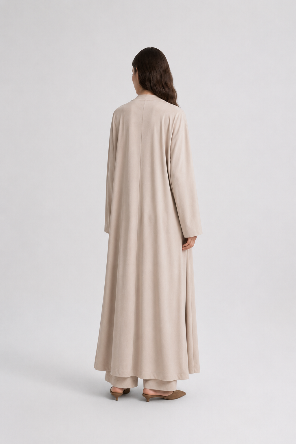 Relaxia | 3 lü Kimono Pantolon Tişört Takım Kum Beji