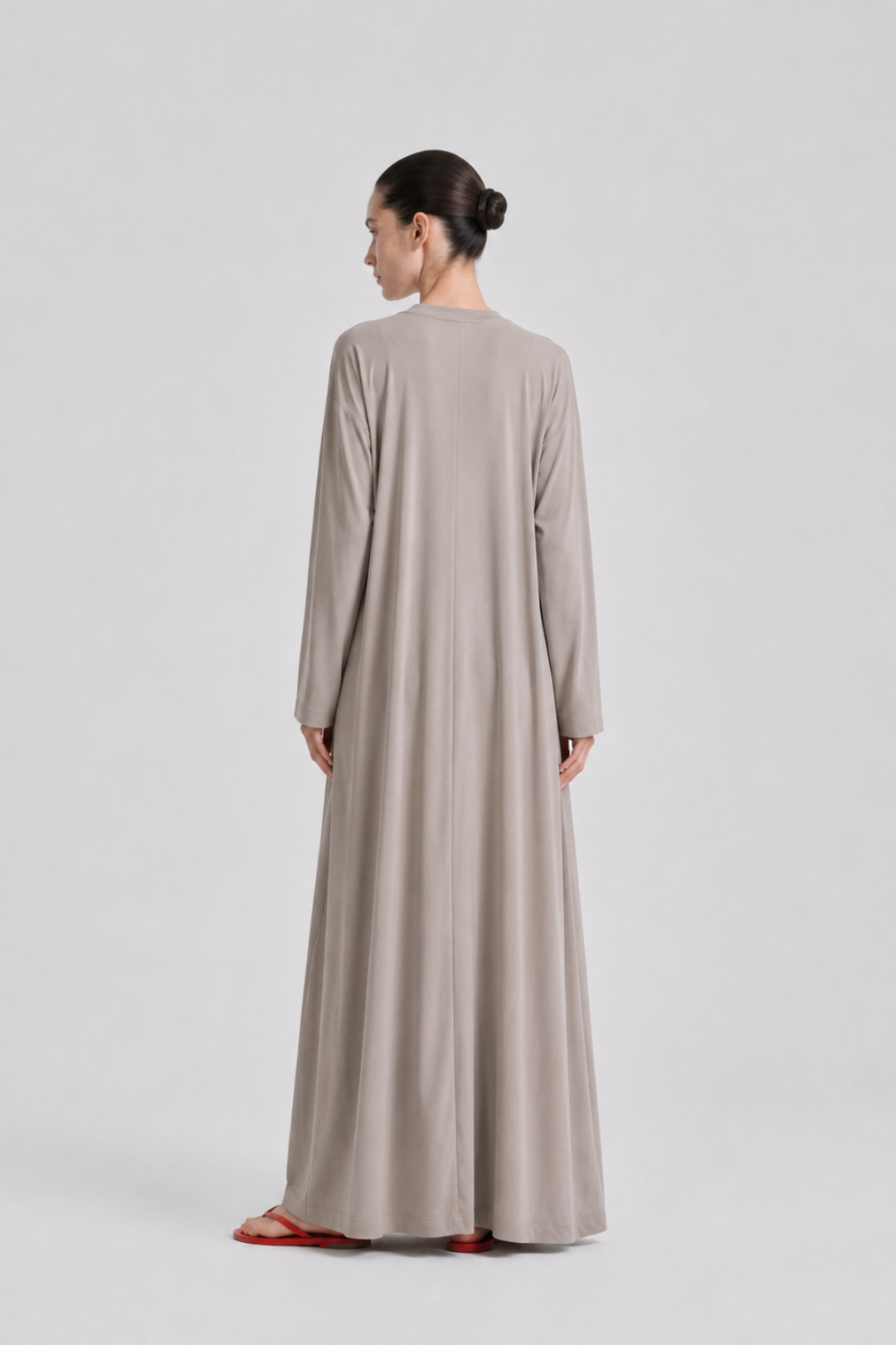Relaxia | 3 lü Kimono Pantolon Tişört Takım Taş Gri