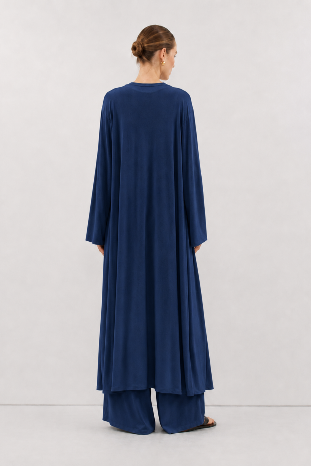 Relaxia | 3 lü Kimono Pantolon Tişört Takım Sütlü Kahve