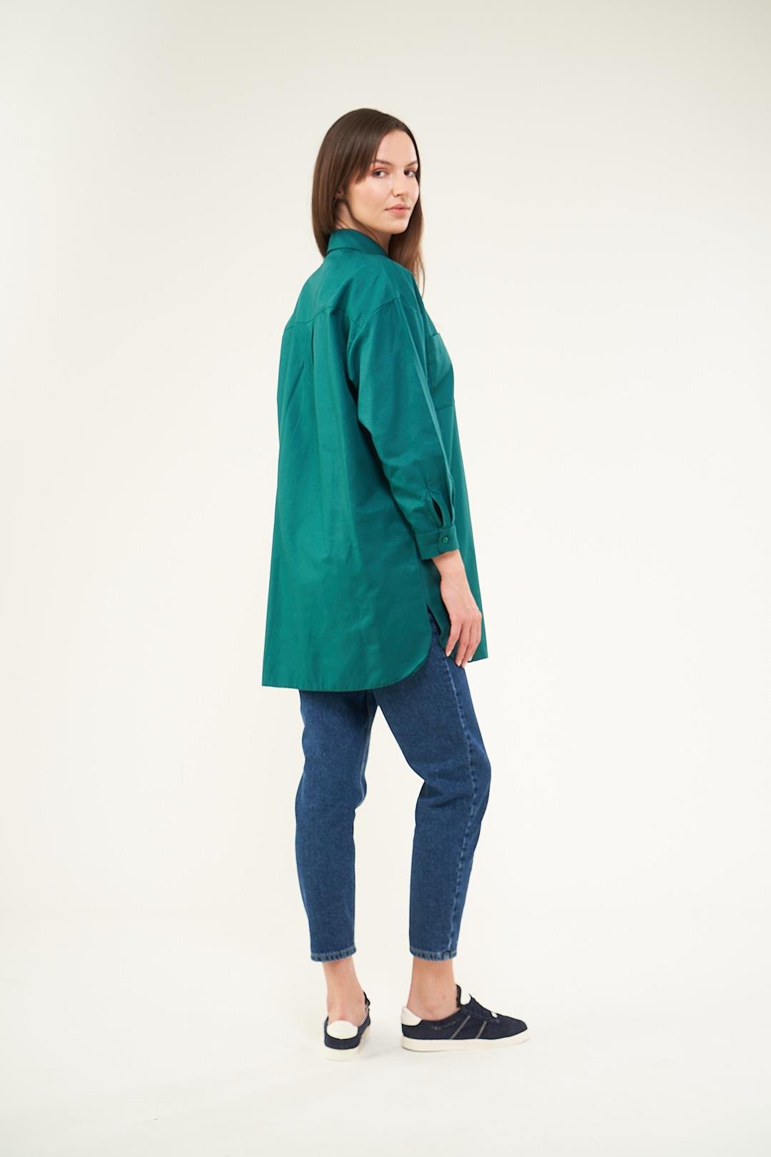 Slouchy Jean Mavi