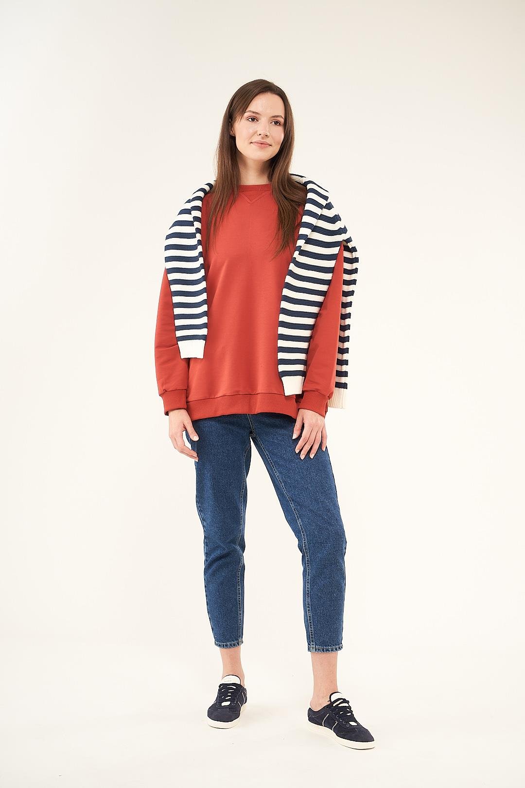 Slouchy Jean Mavi