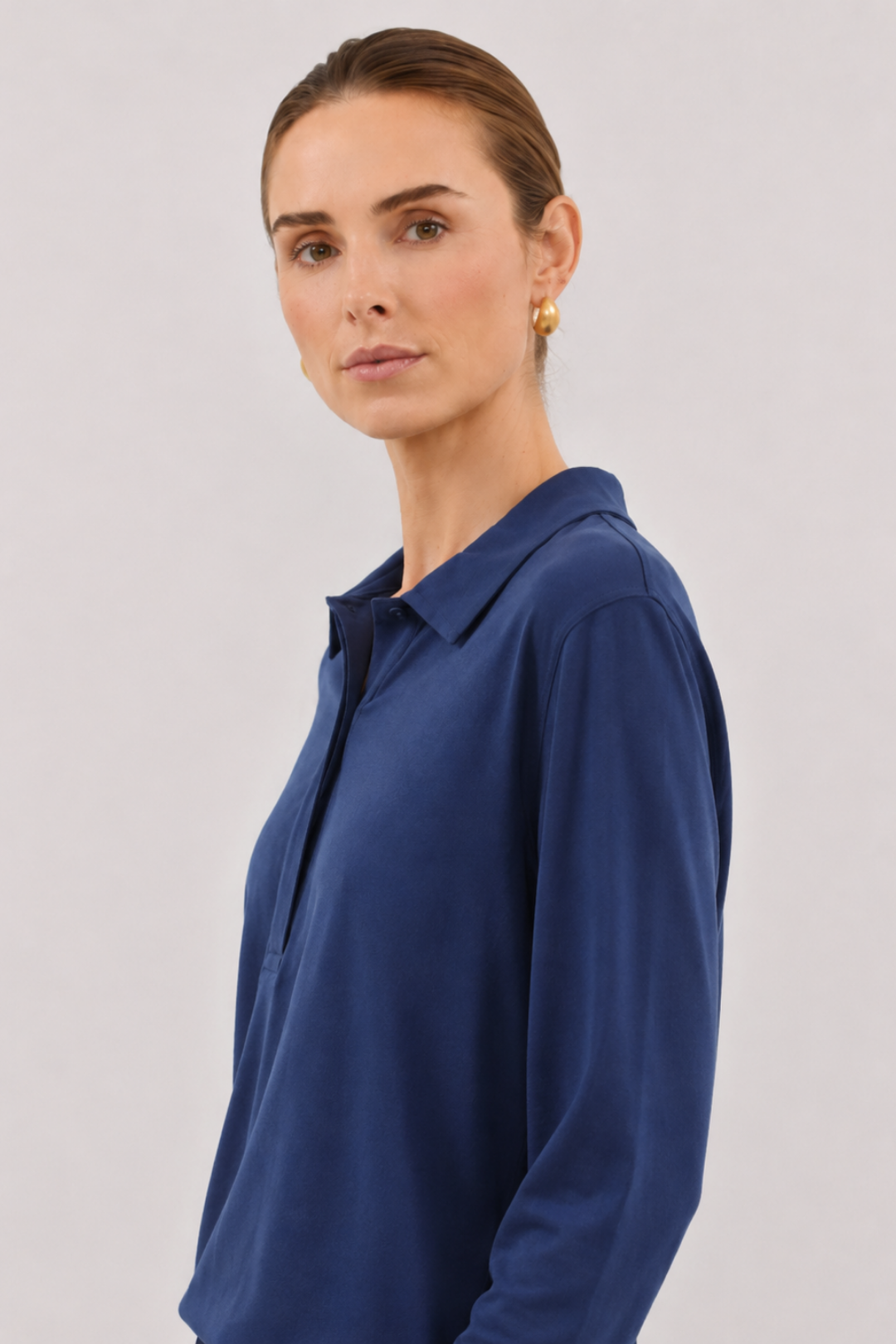 SOI | Polo Yaka T-Shirt İndigo