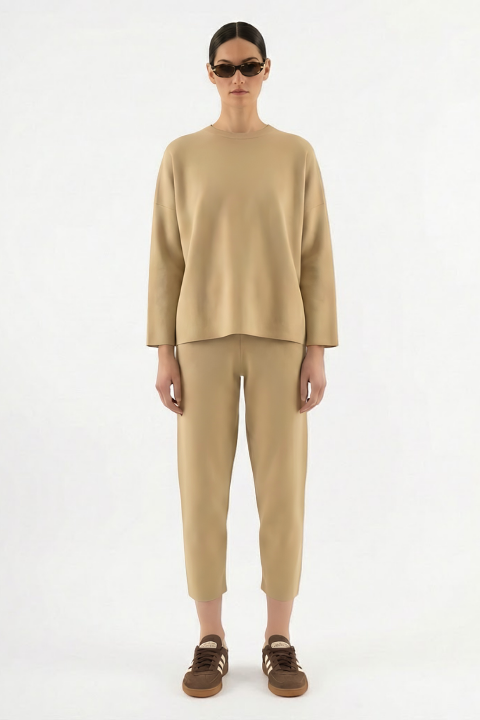 Knitwear Trousers Stone