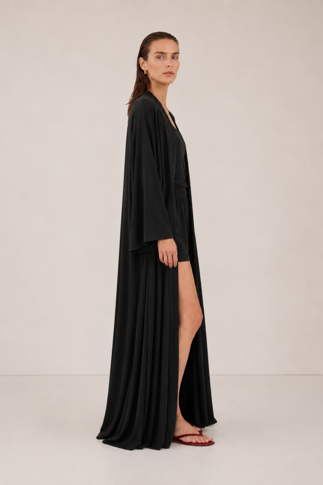 VELİA | Abaya Modal Siyah