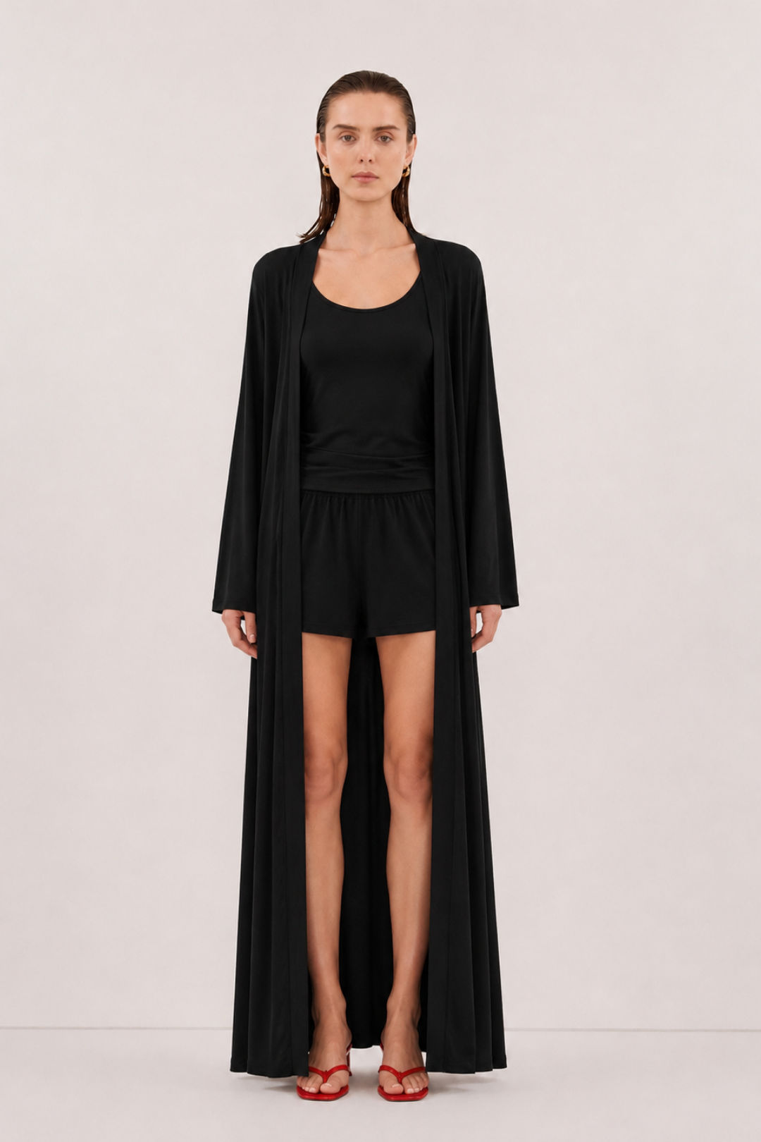 VELİA | Abaya Modal Siyah