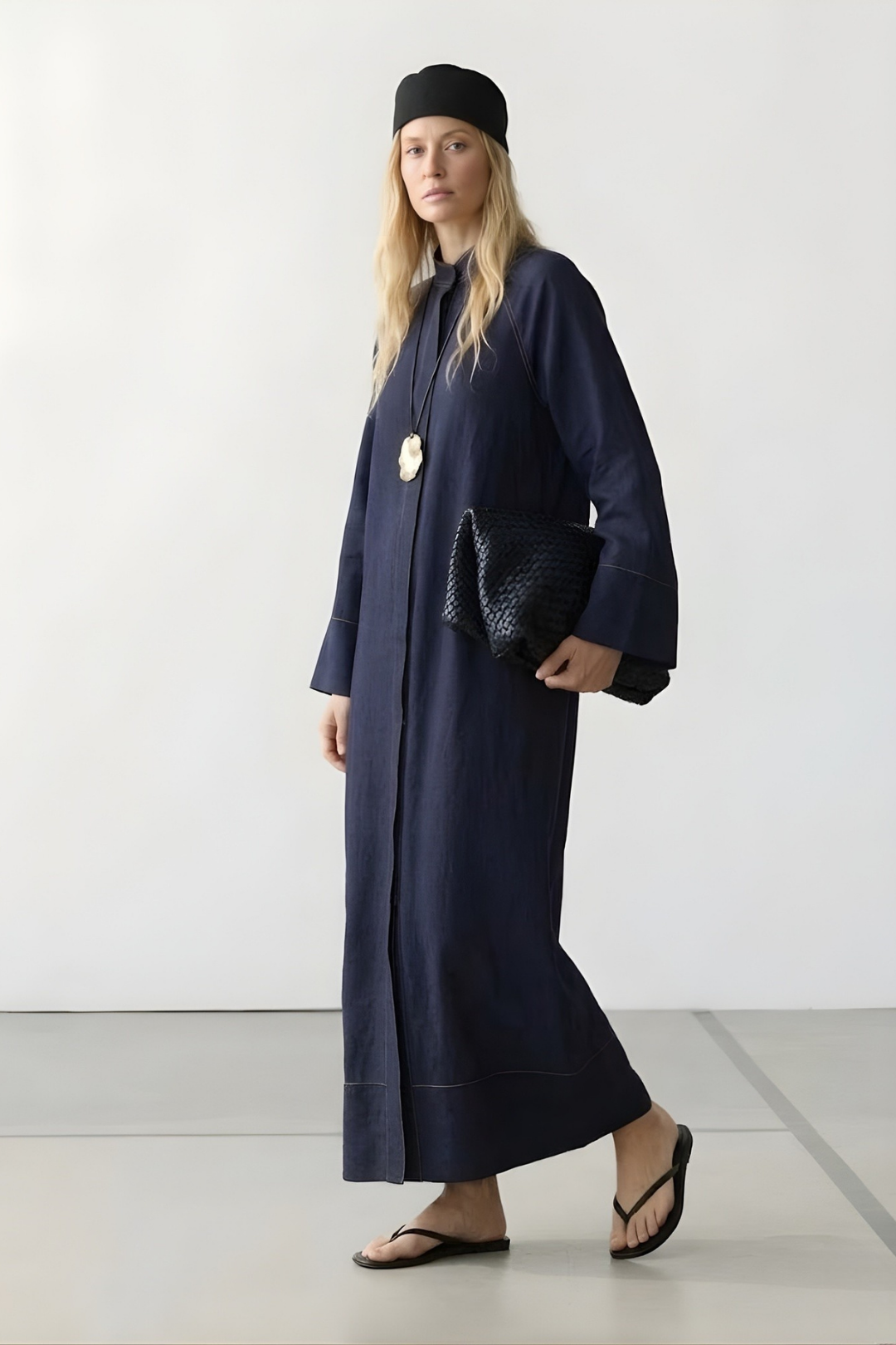 VERA | Ferace Denim Elbise Lacivert