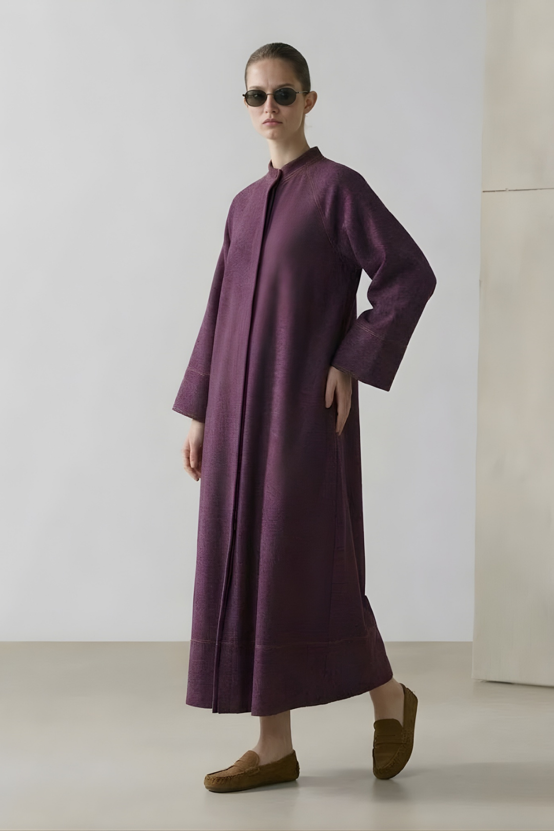 VERA | Ferace Denim Elbise Mürdüm
