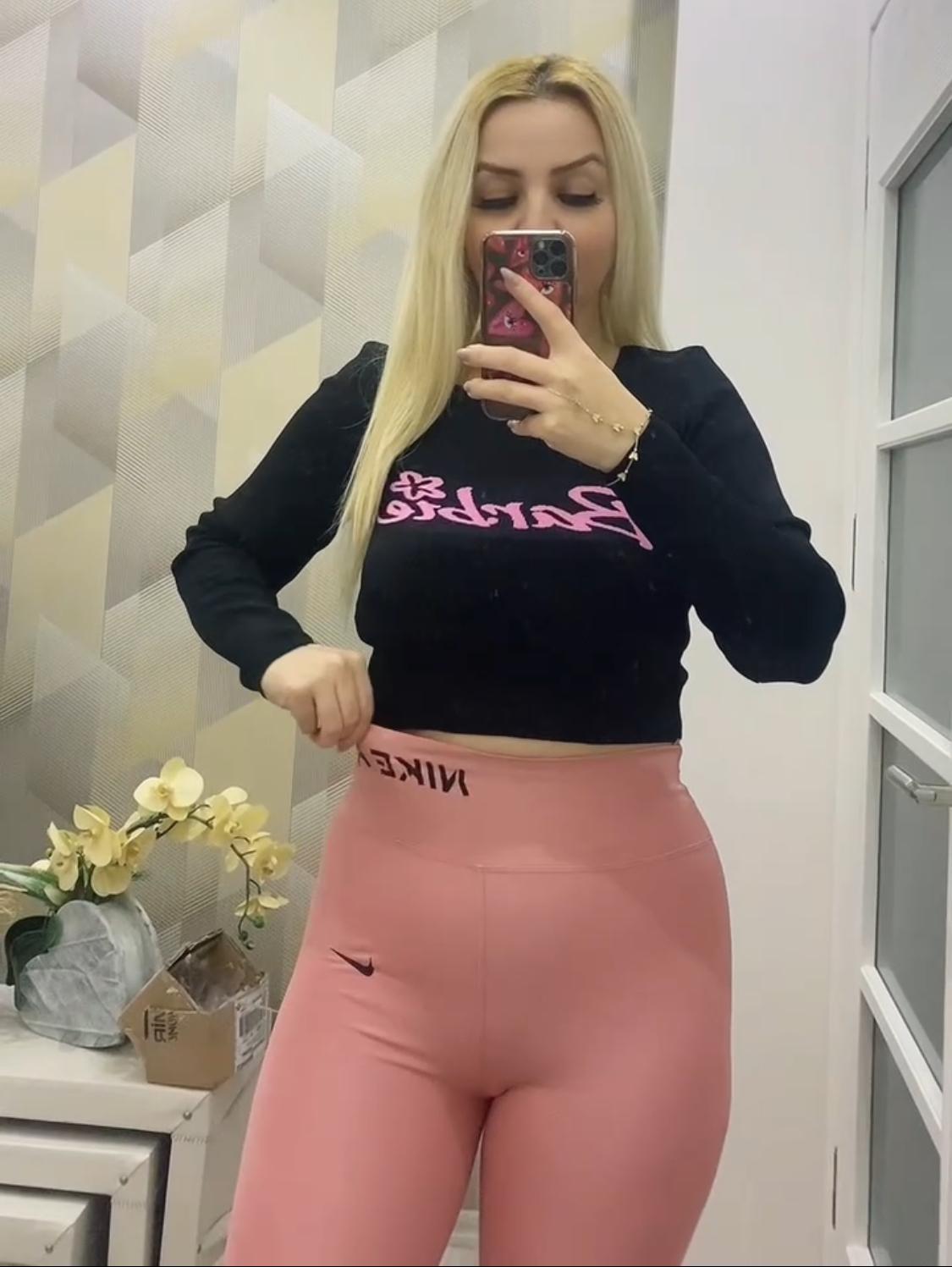 Nıke Pro Tayt Pembe